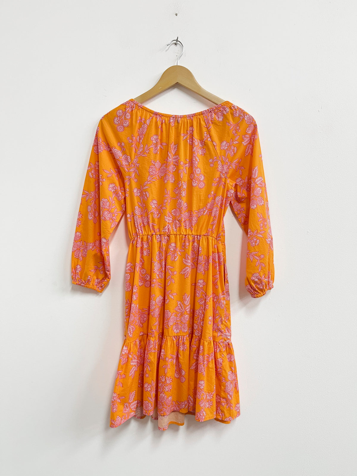 Vestido naranja estampado - J. Crew - Talla XS
