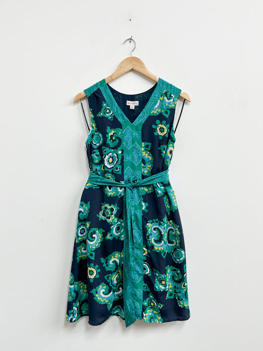 Vestido azul estampado - Merona - Talla S/M