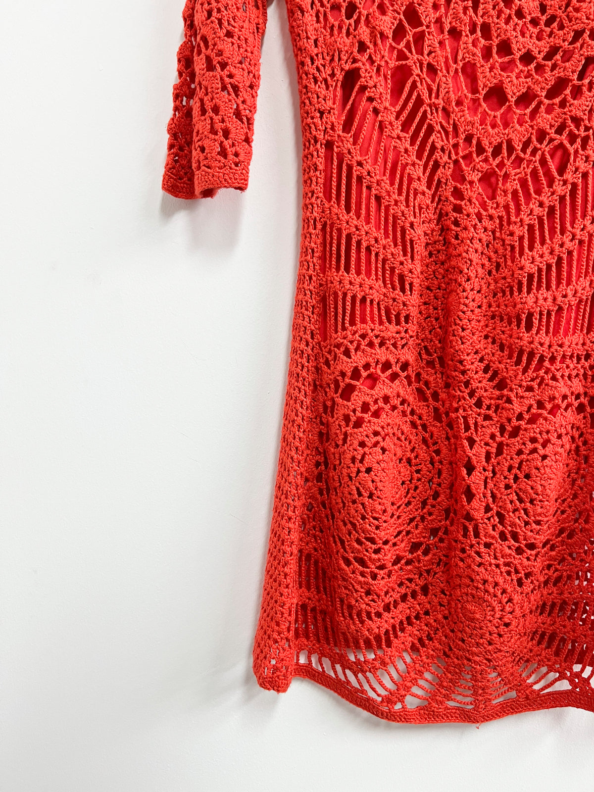 Vestido tejido naranja - Joaquim Miro - Talla S