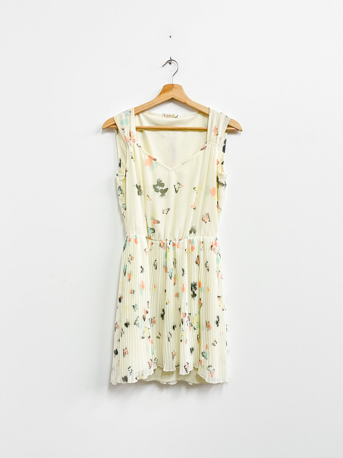 Vestido estampado mariposas - Birne - Talla S