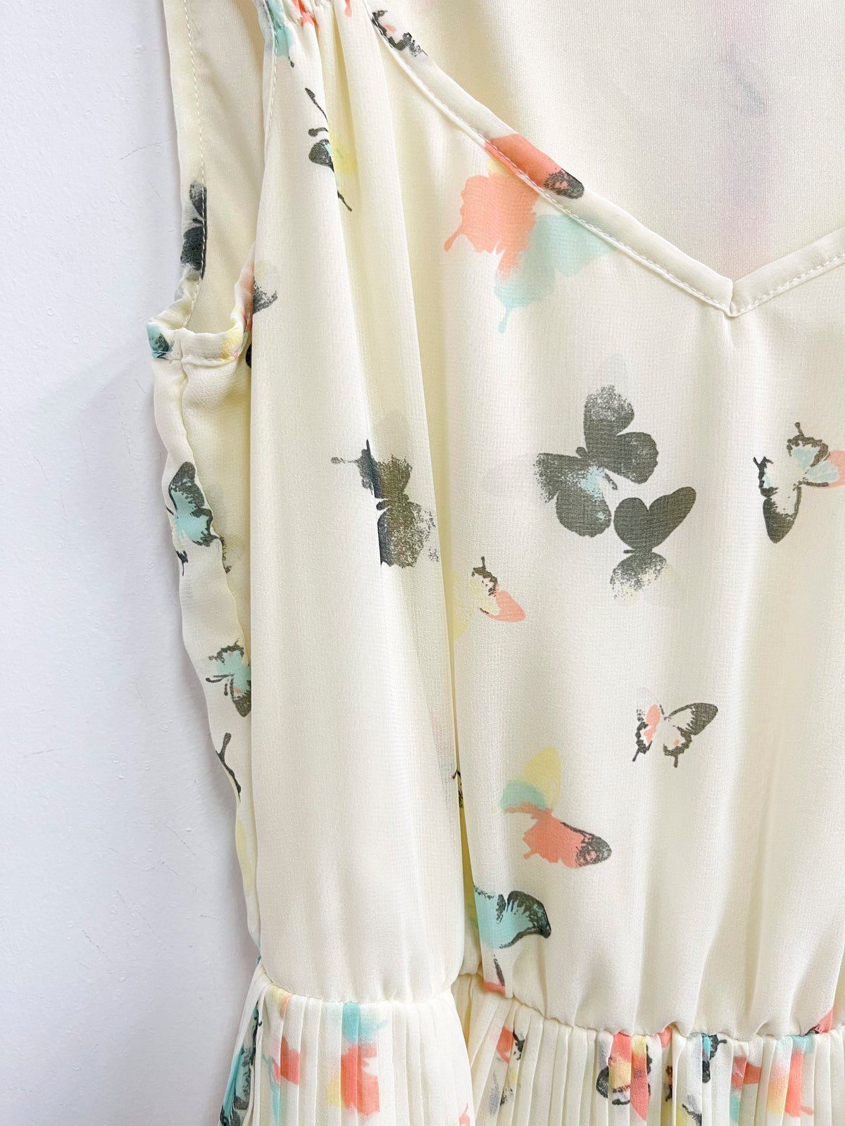 Vestido estampado mariposas - Birne - Talla S
