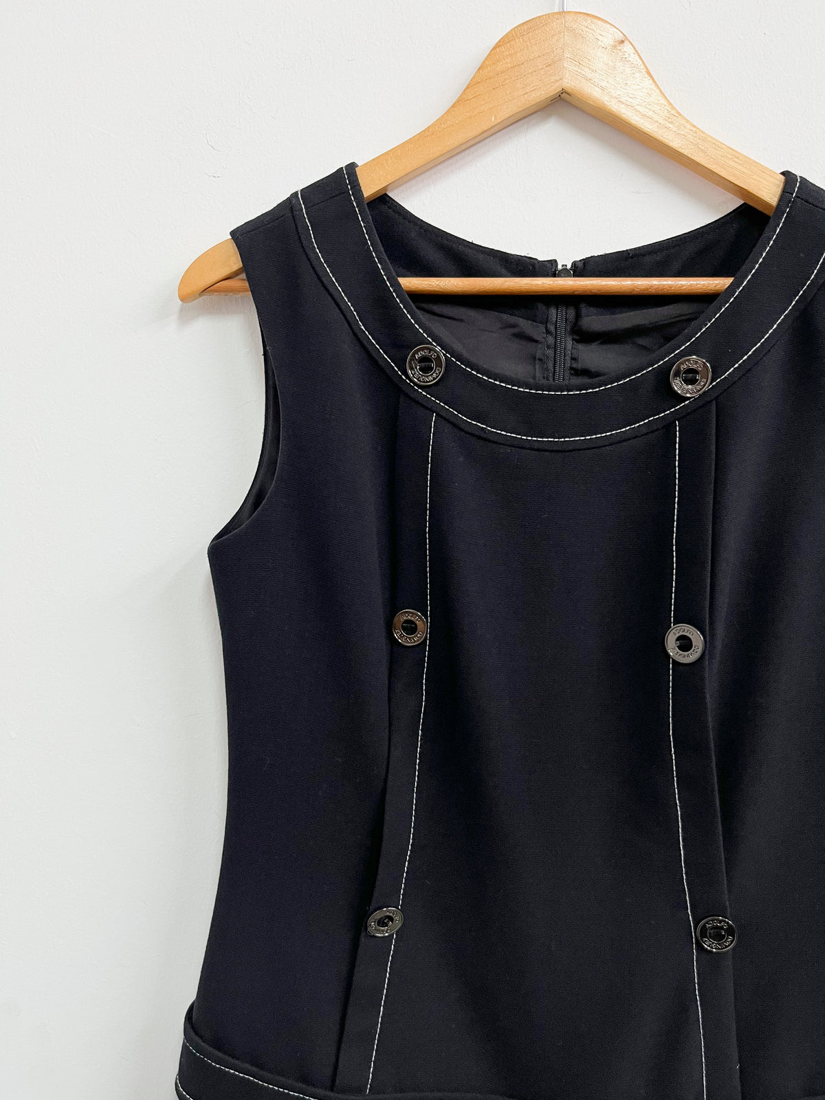 Vestido negro botones - Adolfo Dominguez - Talla S/M