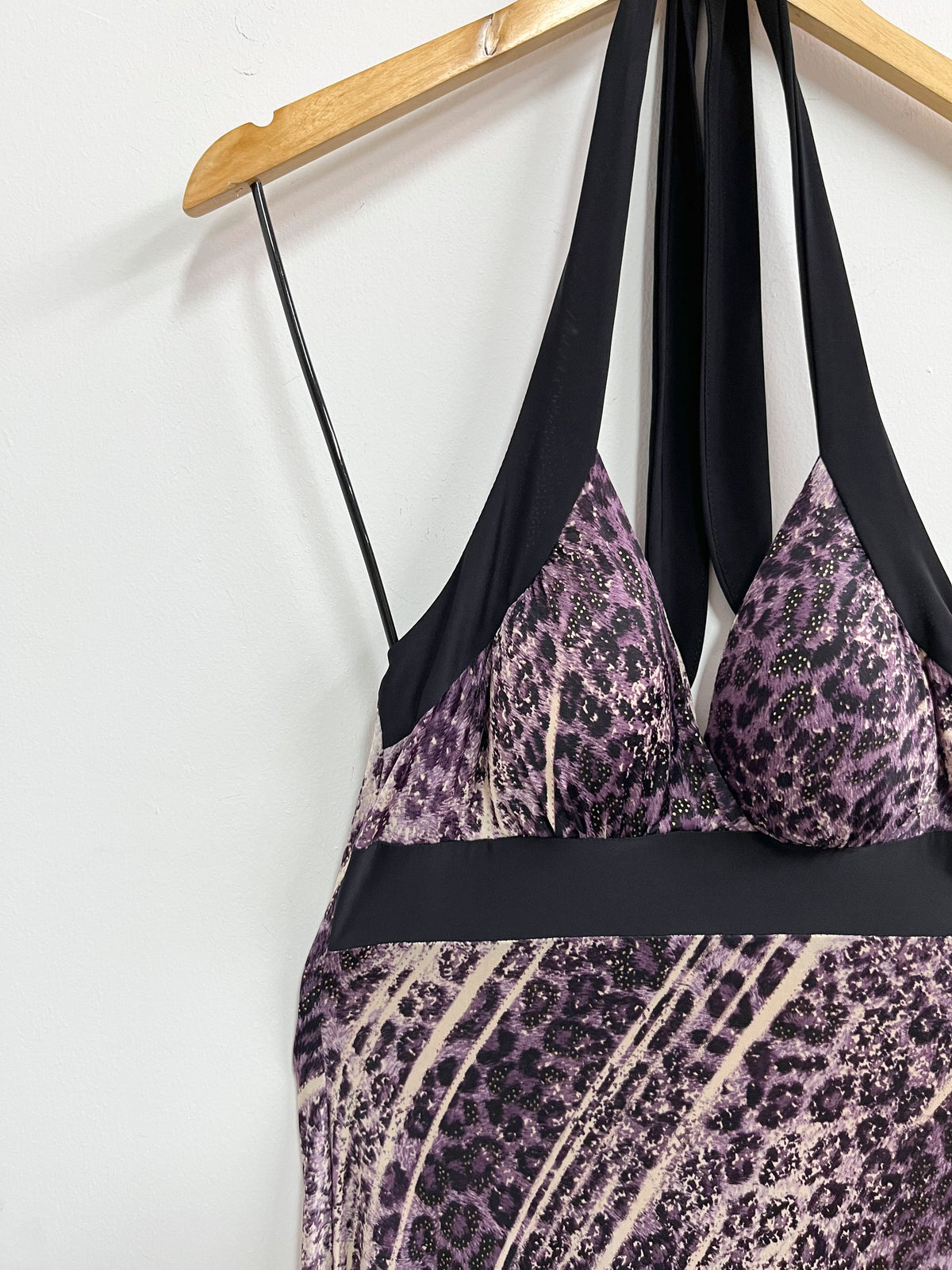 Vestido morado estampado - Talla S