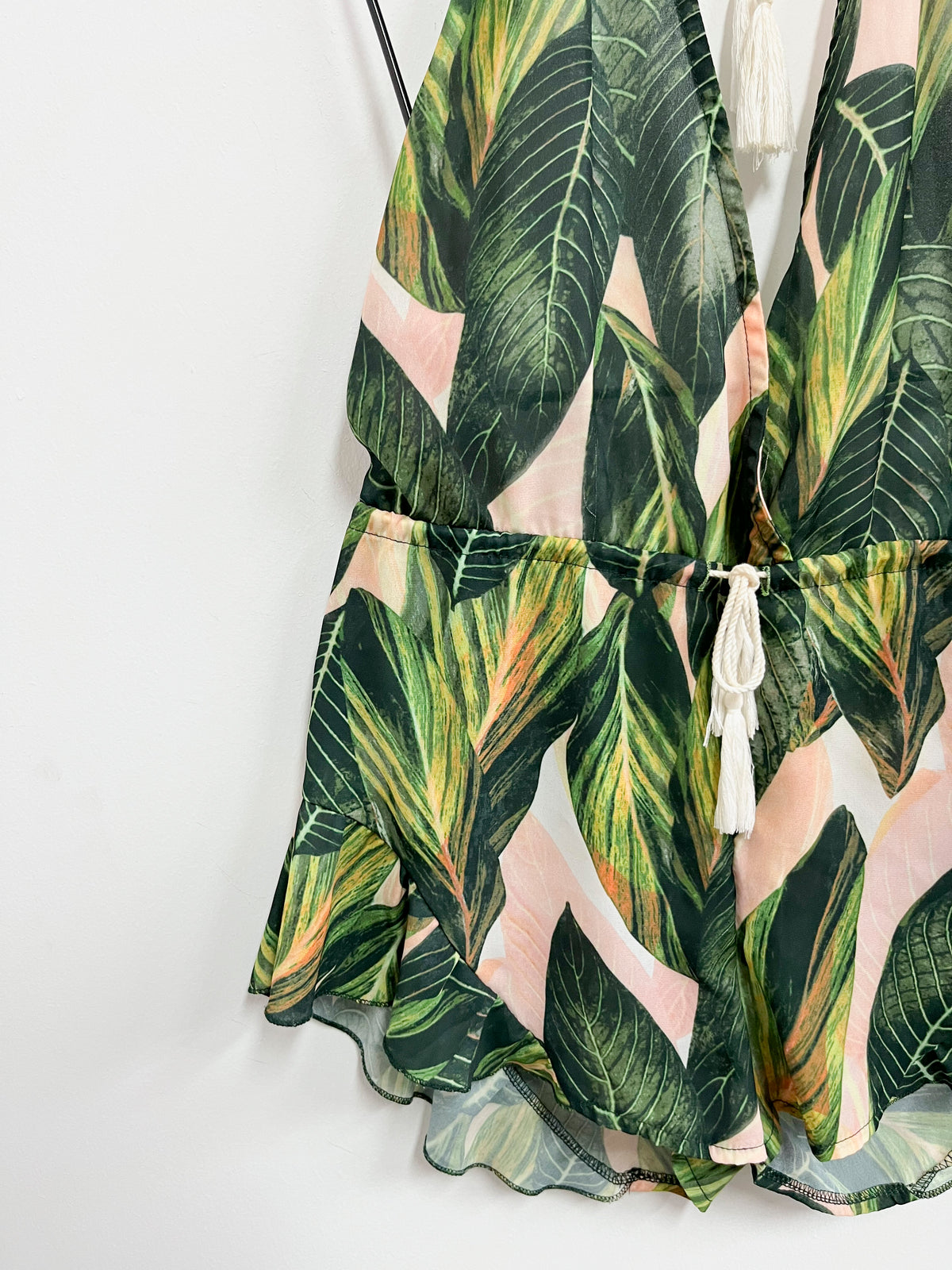 Enterizo hojas verdes - Zaful - Talla S