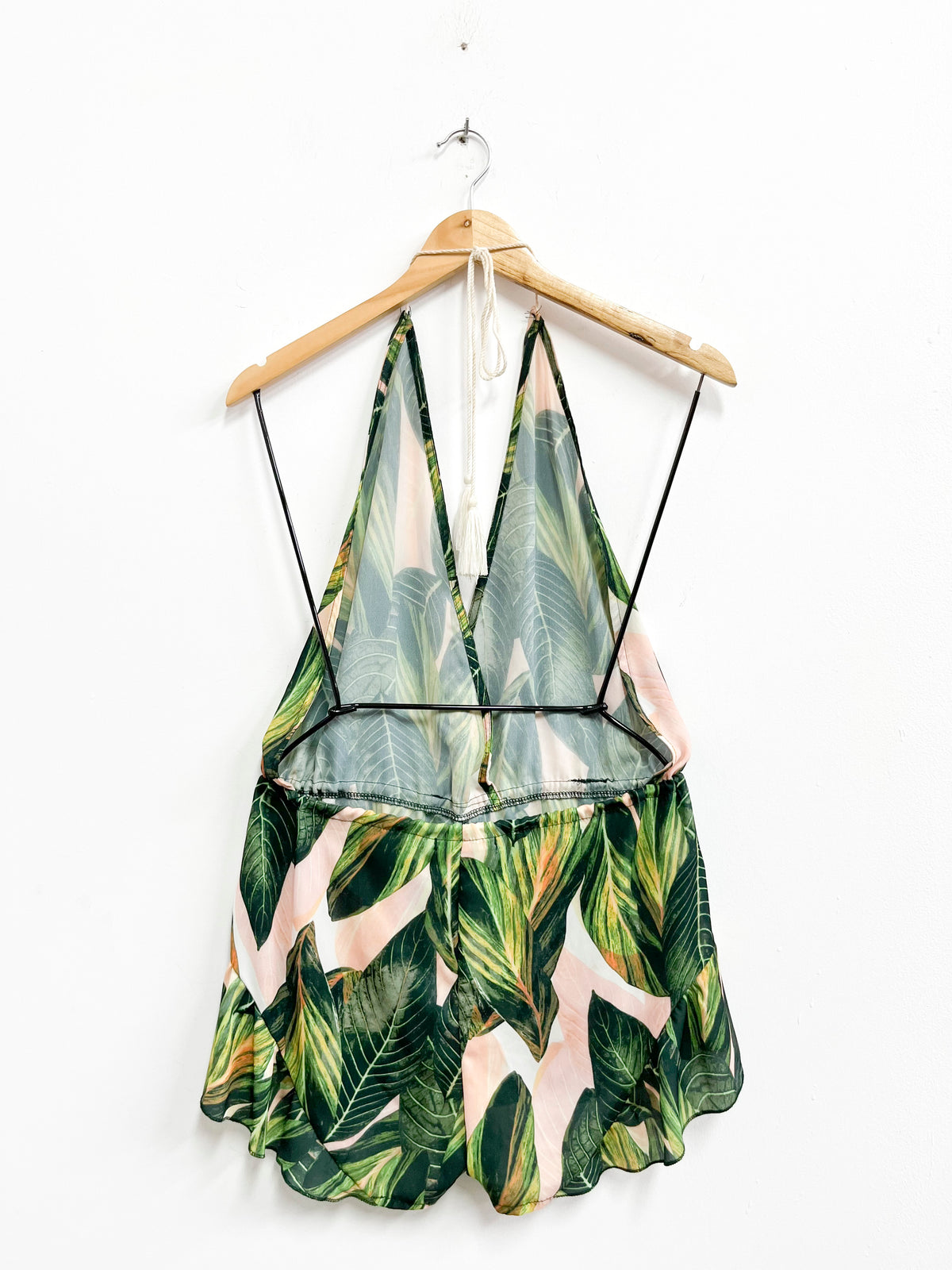 Enterizo hojas verdes - Zaful - Talla S