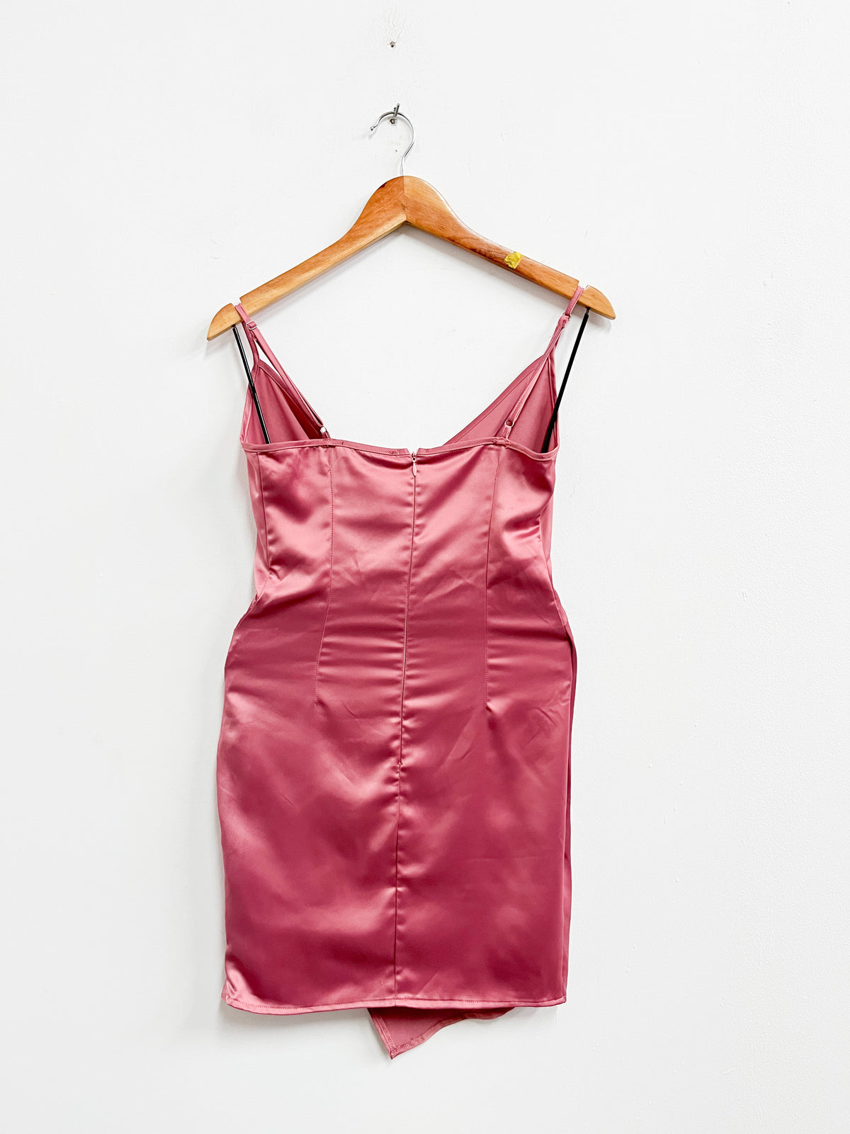 Vestido palo rosa de tiras - Missguided - Talla M