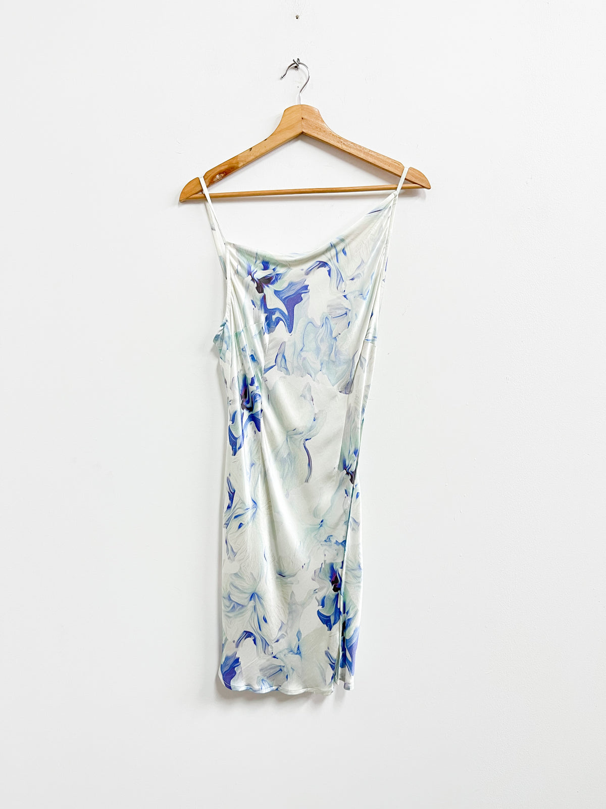 Vestido multicolor satinado - Saulee - Talla S