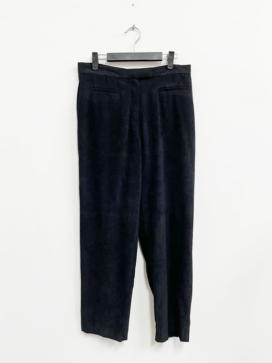 Pantalon negro piel de durazno - Norton Studio - Talla L