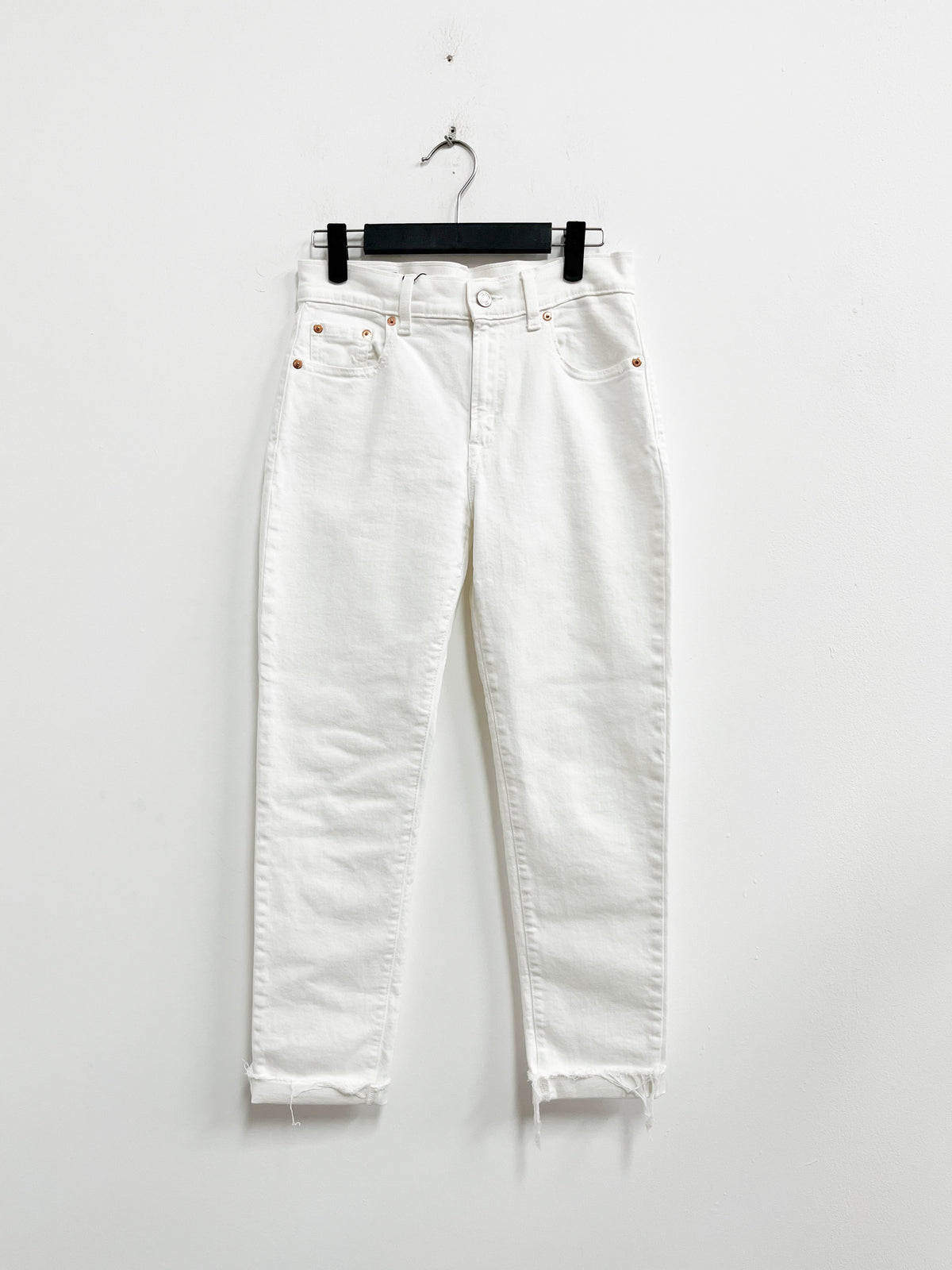 Jean blanco recto y skinny en el tobillo - Gap - Talla 25