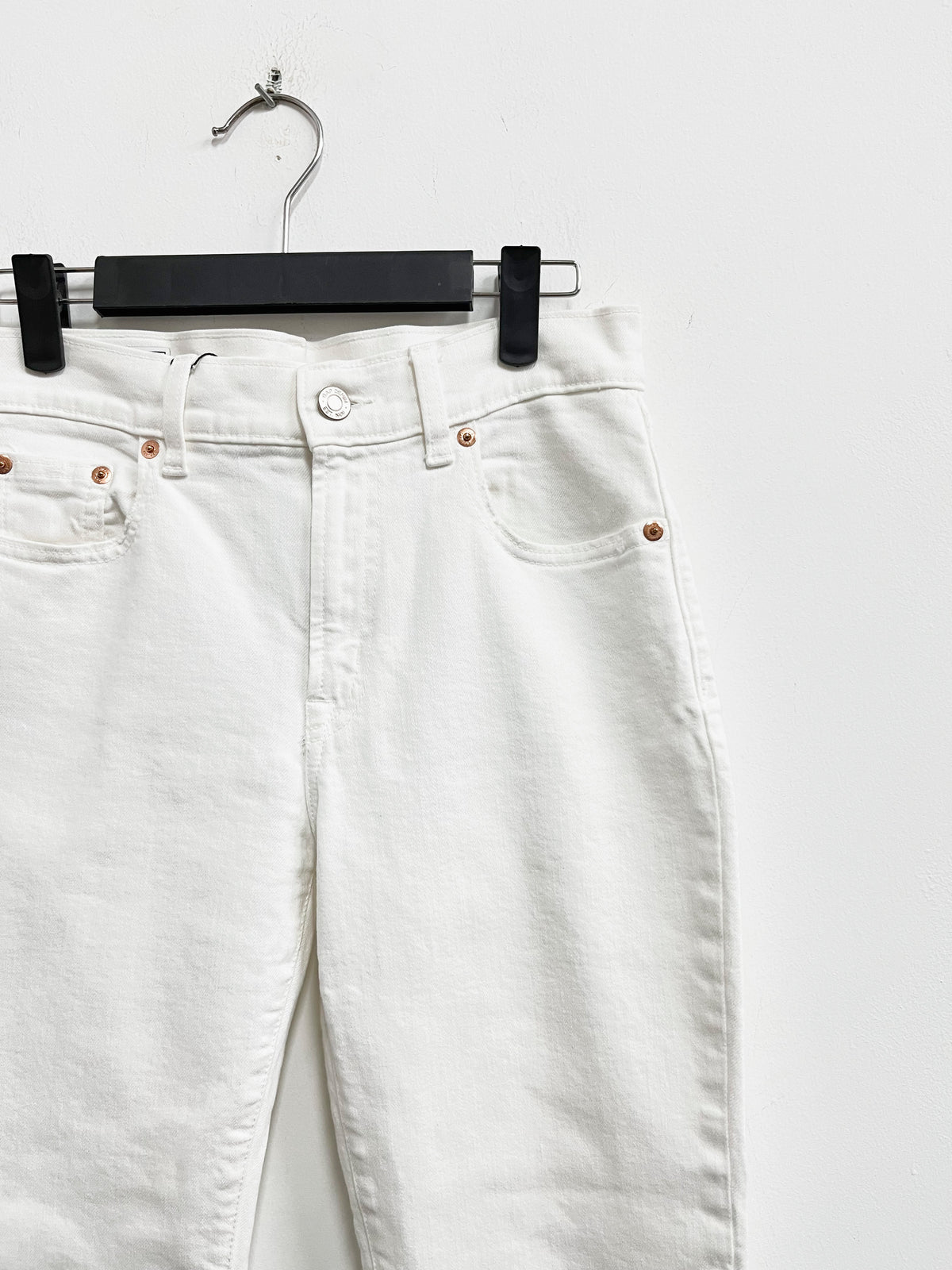 Jean blanco recto y skinny en el tobillo - Gap - Talla 25