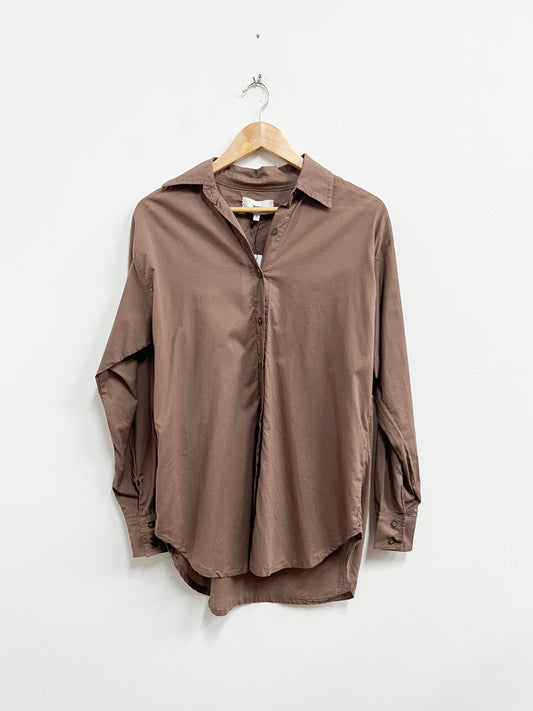 Blusa marron holgada - Meh - Talla S
