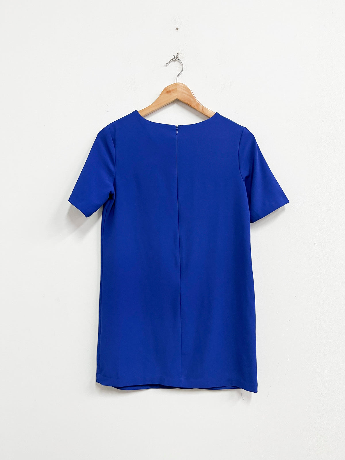 Vestido azul manga corta - Forever 21 - Talla S