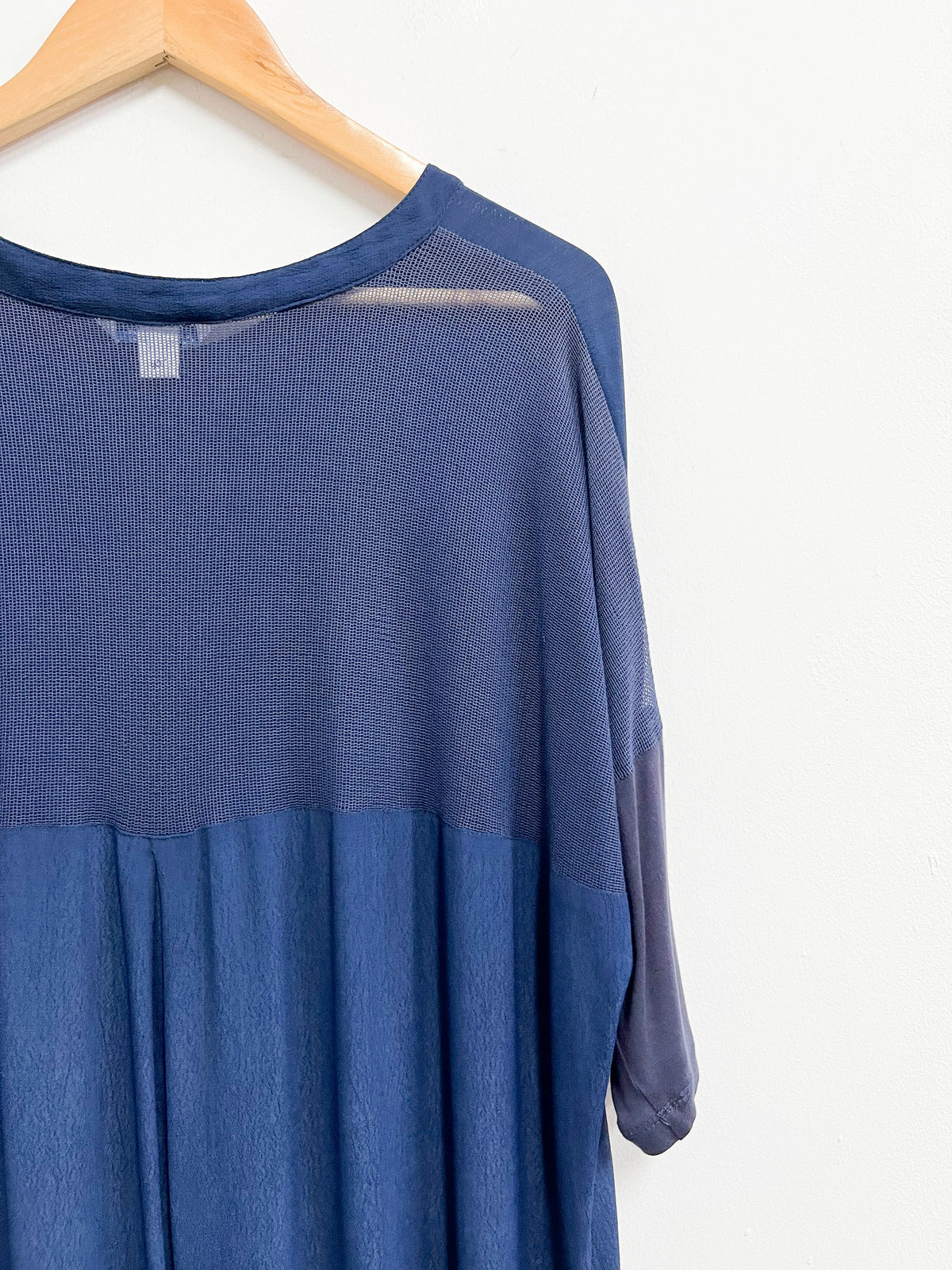 Blusa azul malla espalda - Jazmin Chebar - Talla M