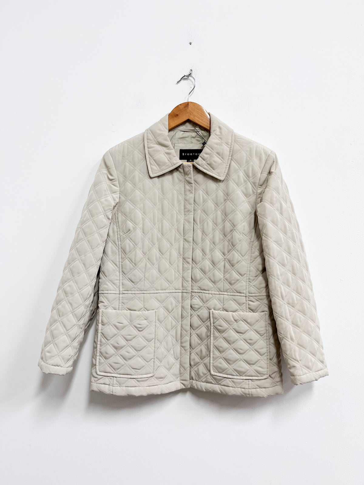 Casaca beige acolchada - Braetan - Talla S