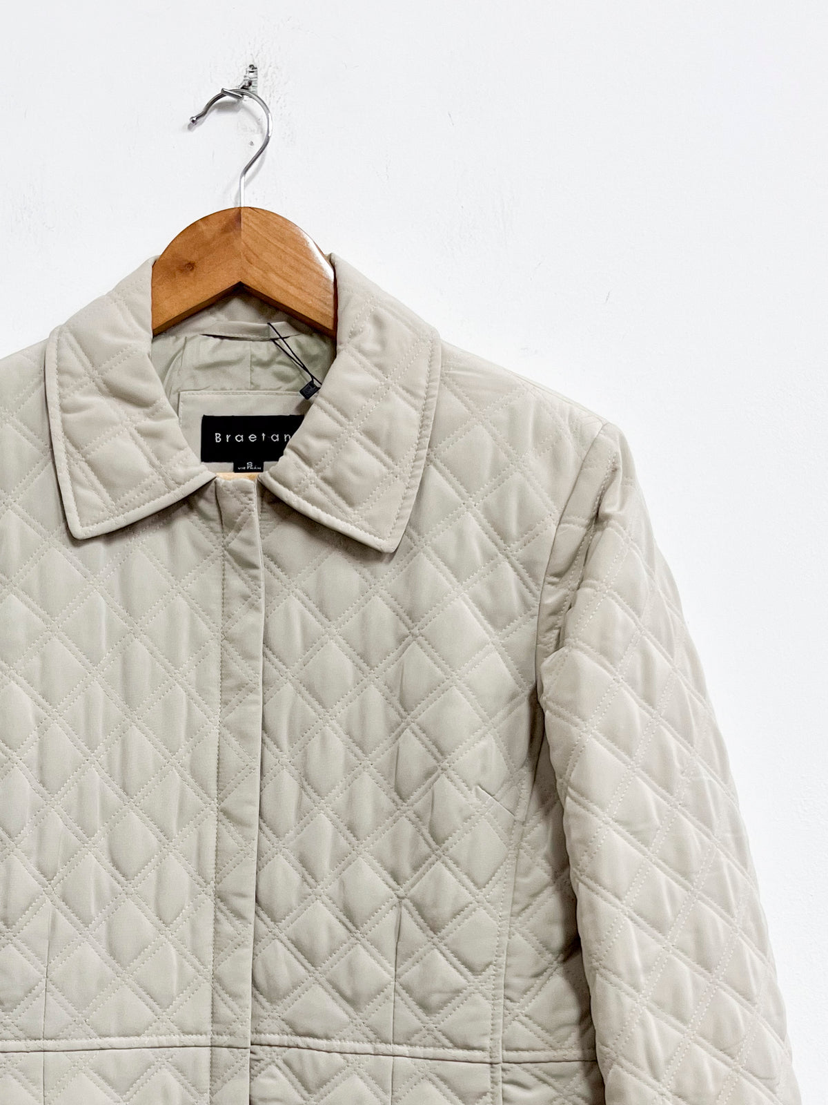 Casaca beige acolchada - Braetan - Talla S