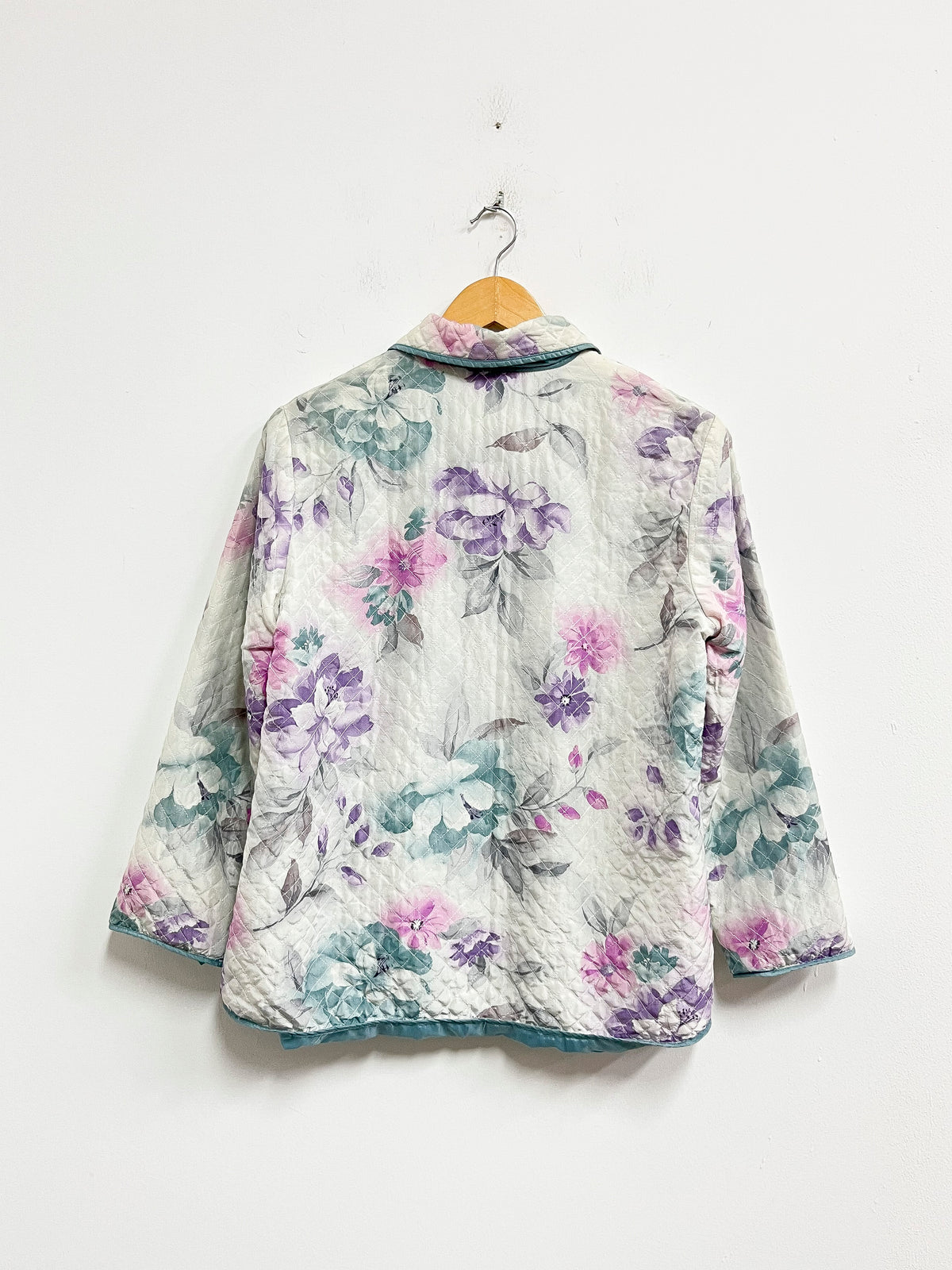 Saco blanco estampado flores - Alfred Dunner - Talla M