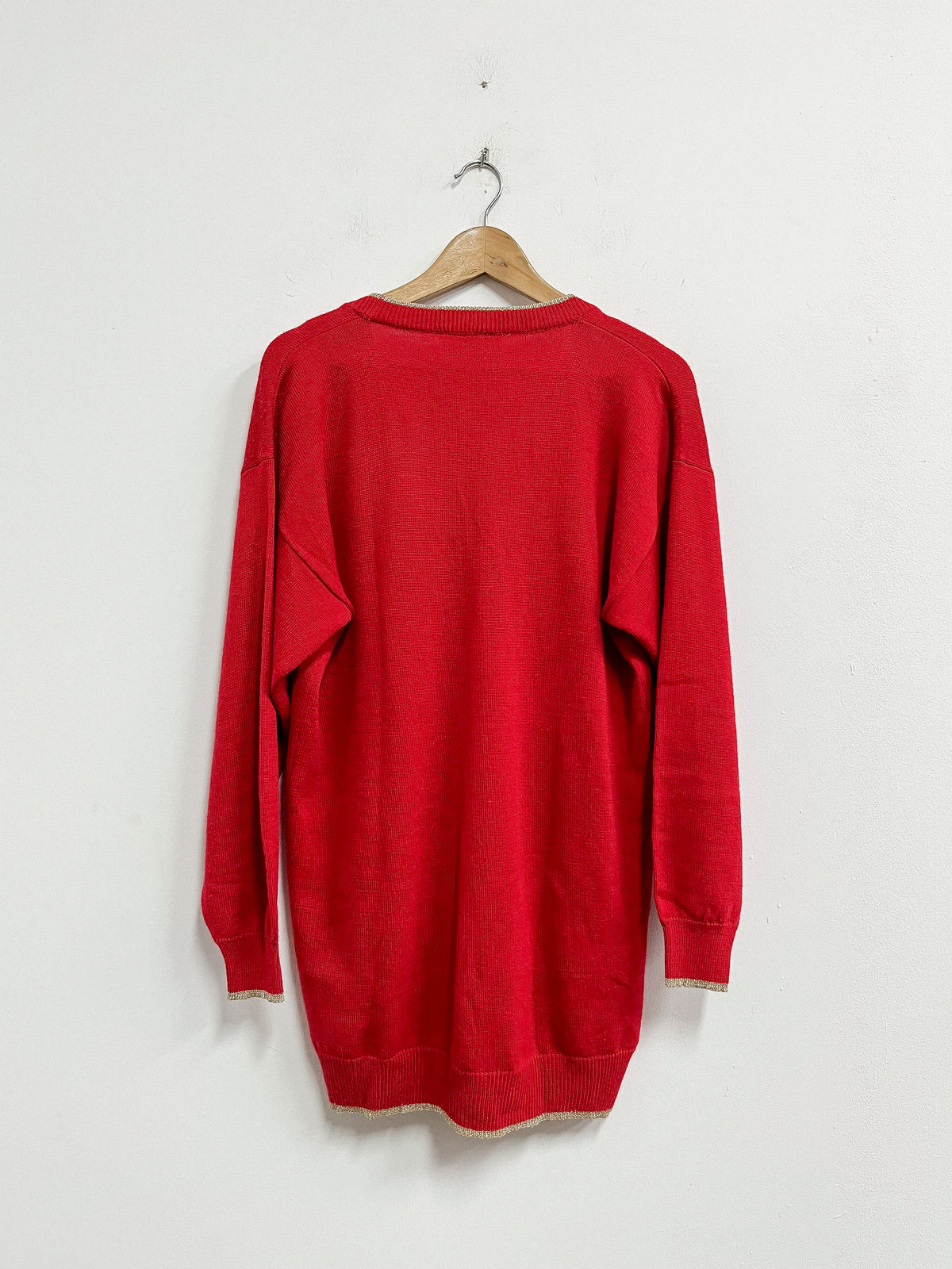 Chompa tejida roja - Suzelle - Talla L