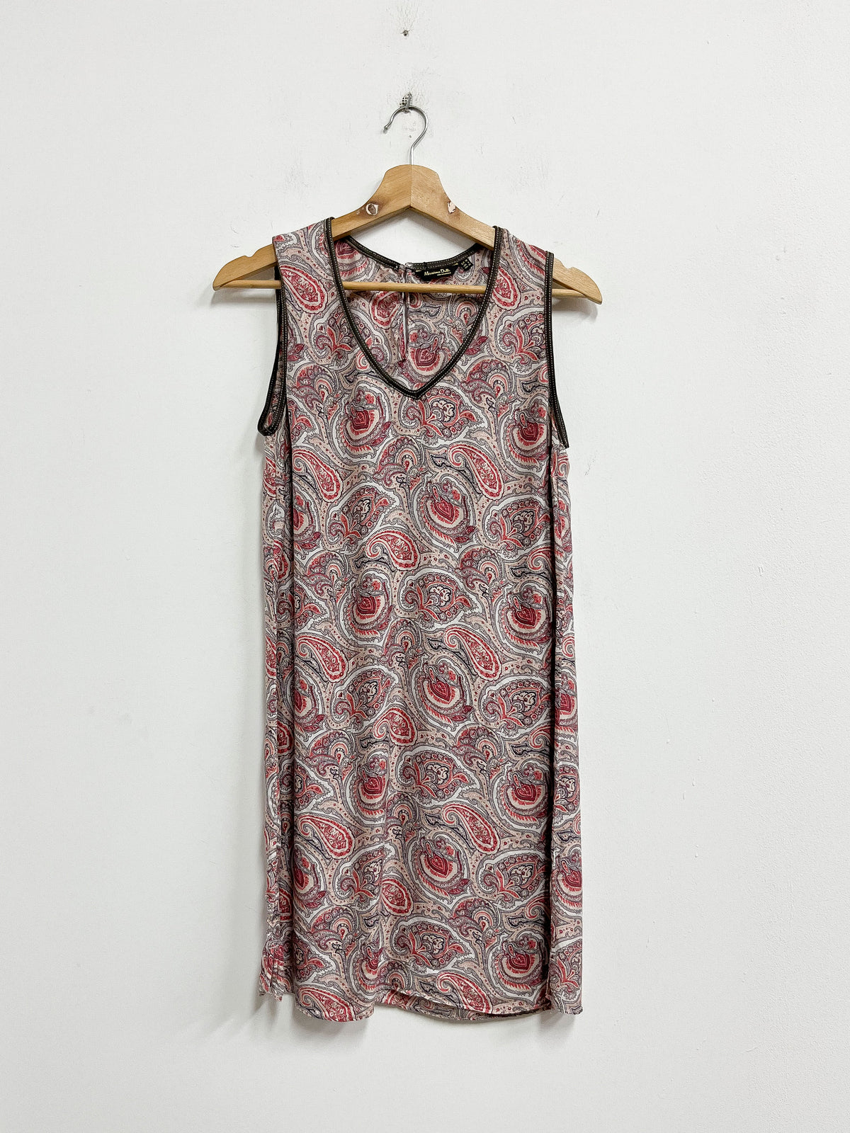 Vestido seda estampado - Massimo Dutty - Talla M