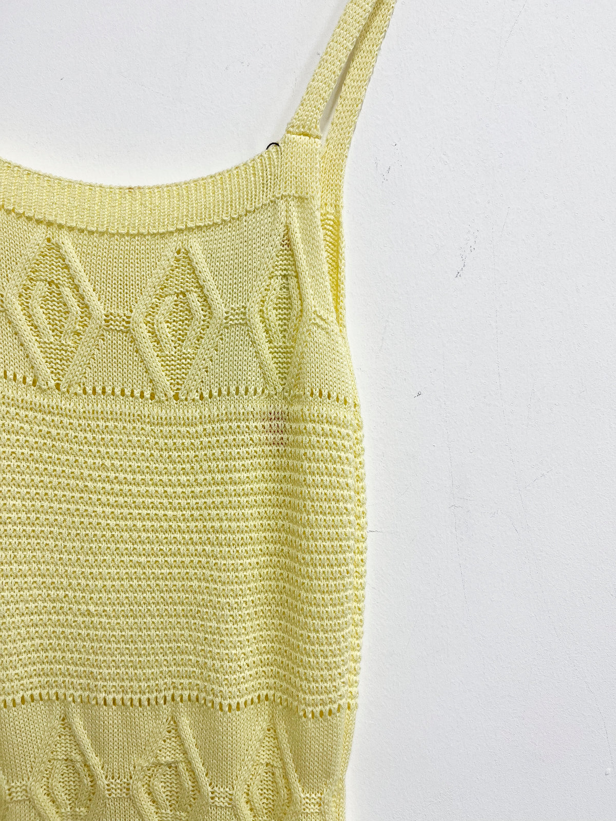 Vestido amarillo tejido - Talla S