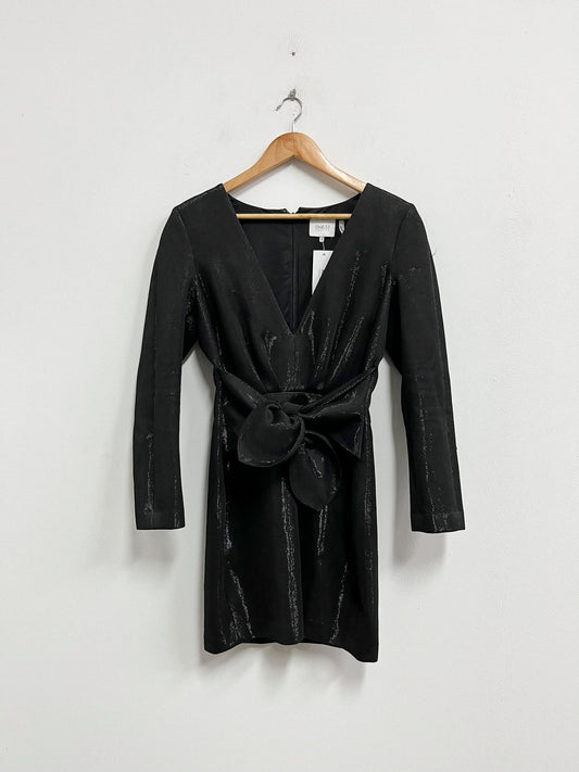 Vestido negro brillante - One33 - Talla M