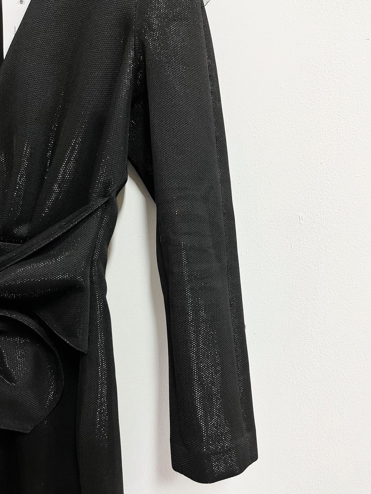 Vestido negro brillante - One33 - Talla M