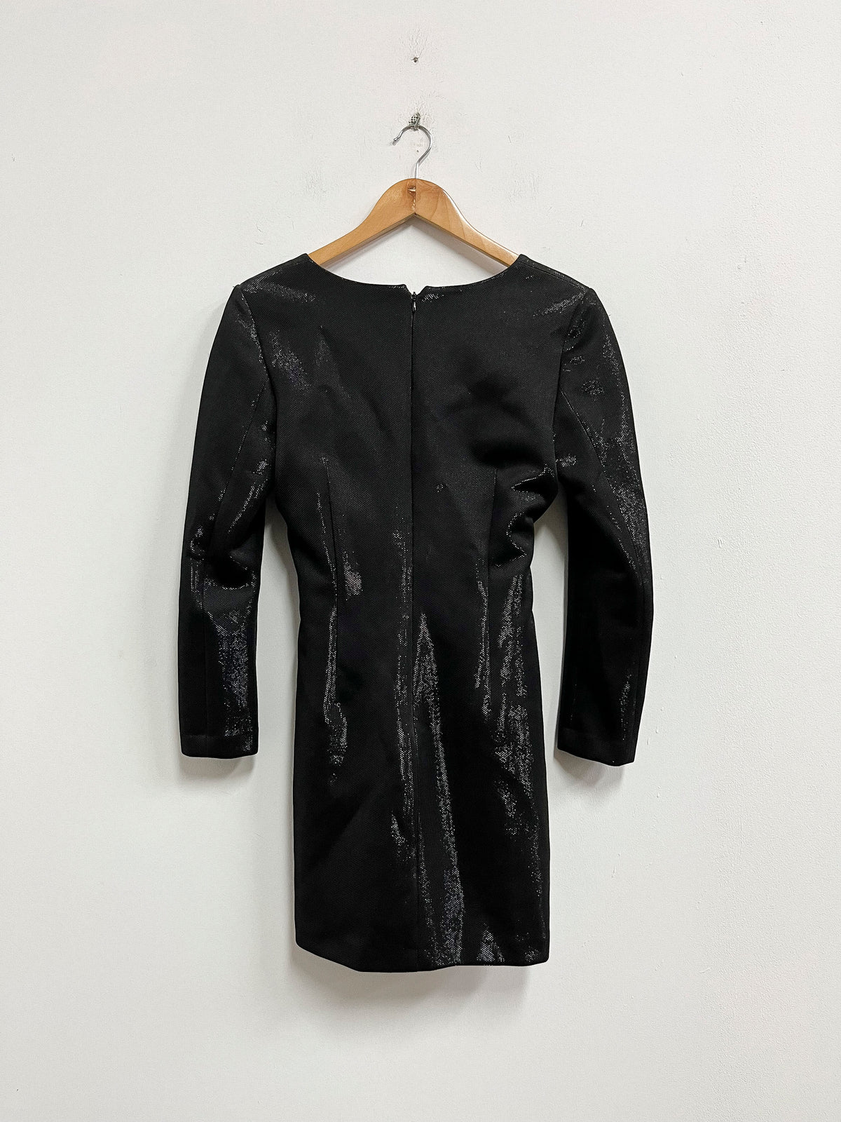 Vestido negro brillante - One33 - Talla M
