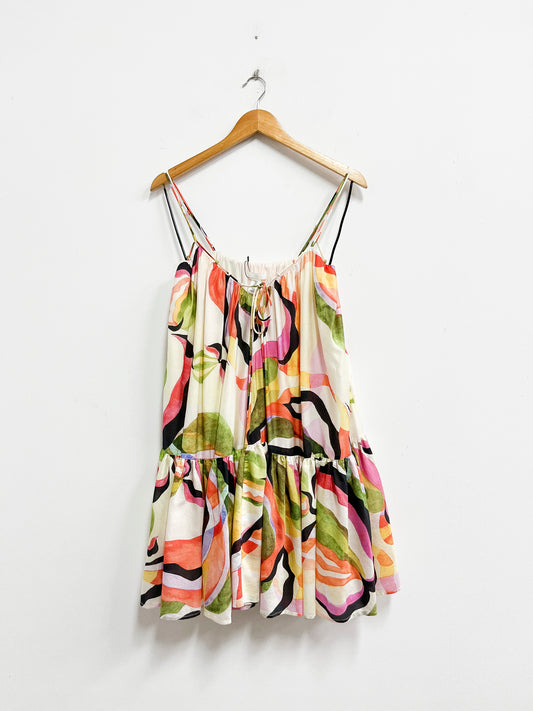 Vestido globo de colores - H&M - Talla S