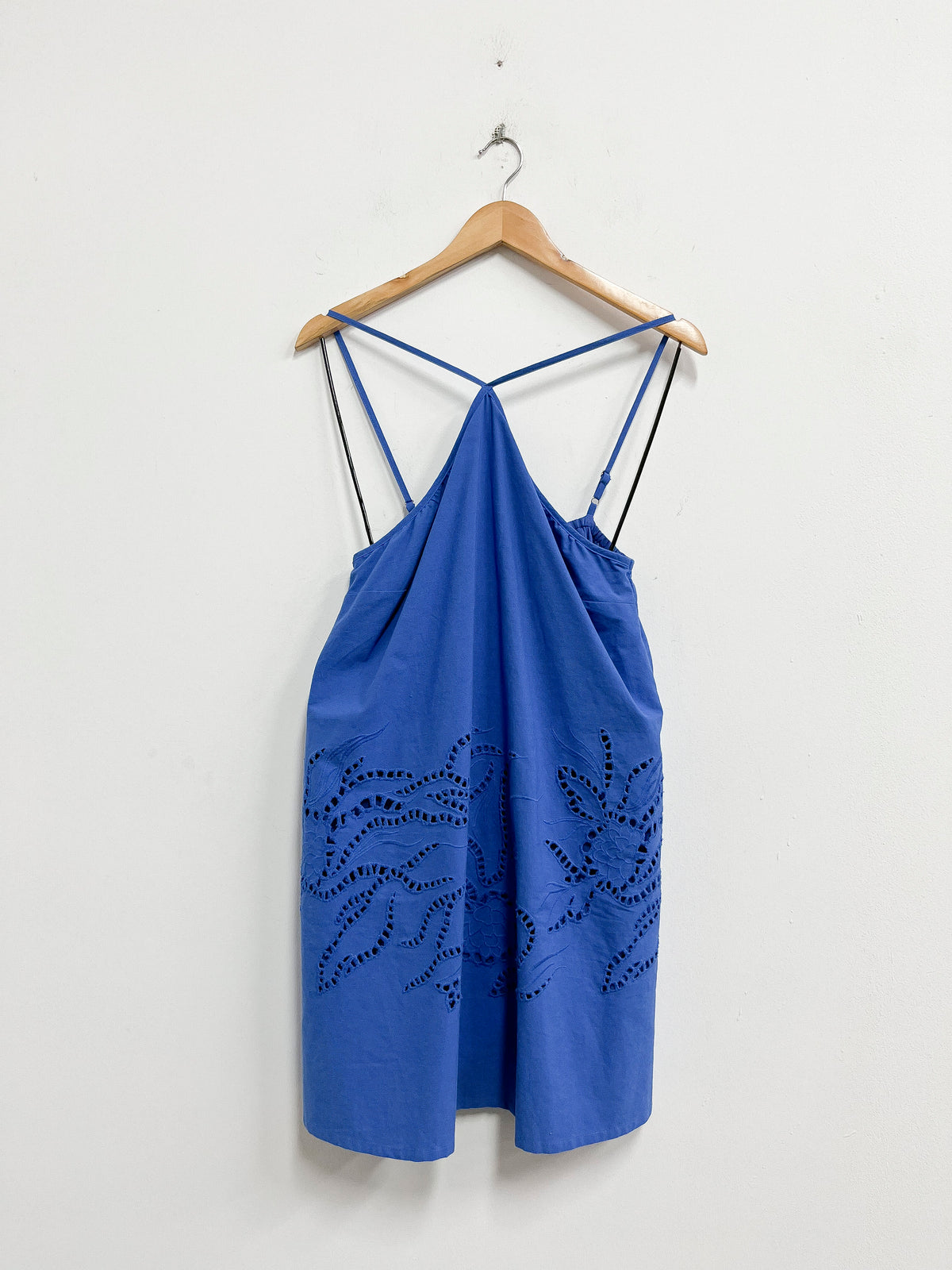 Vestido azul de tiras - Minpink - Talla S