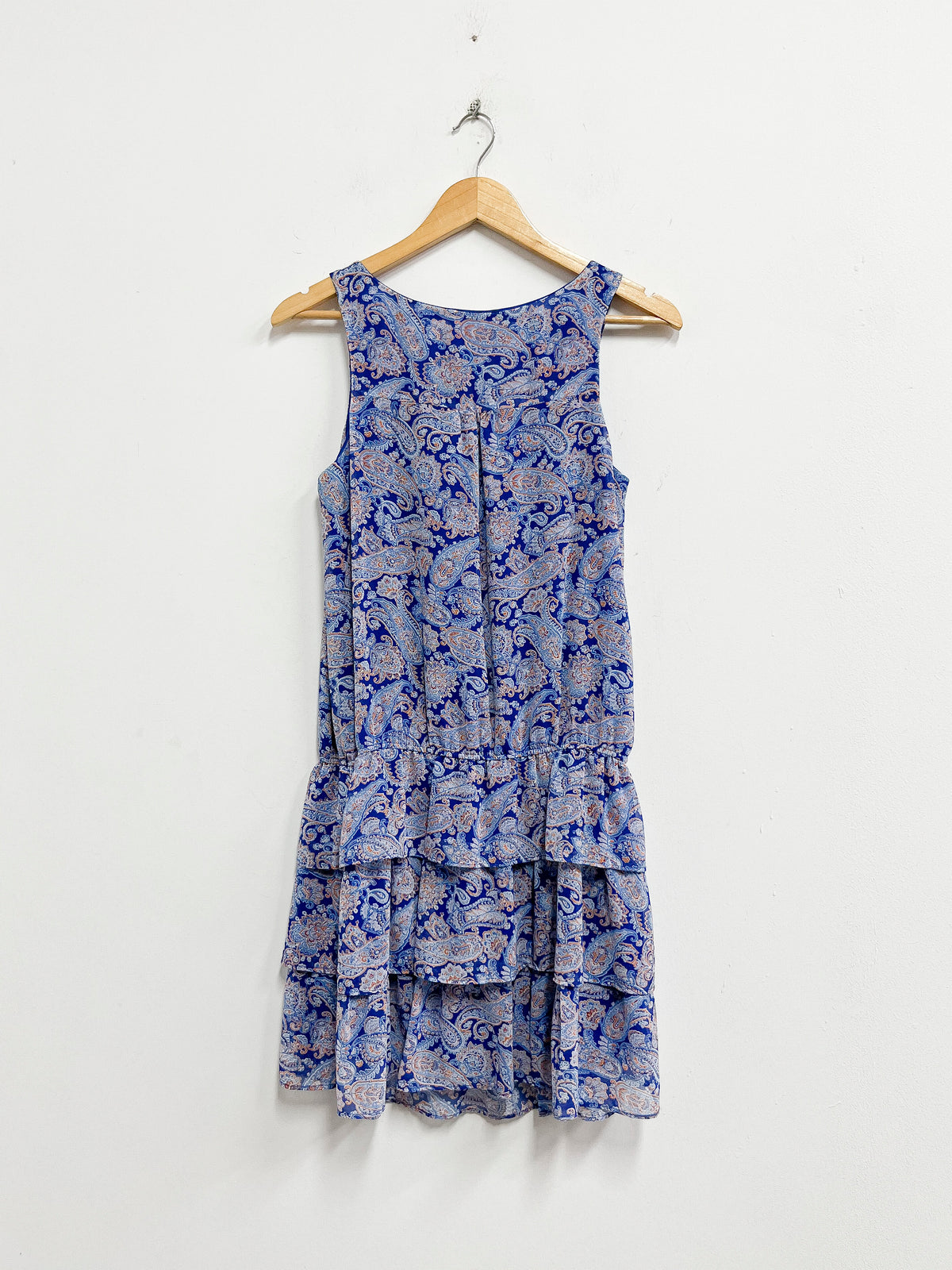 Vestido azul estampado mándalas - Mango - Talla L