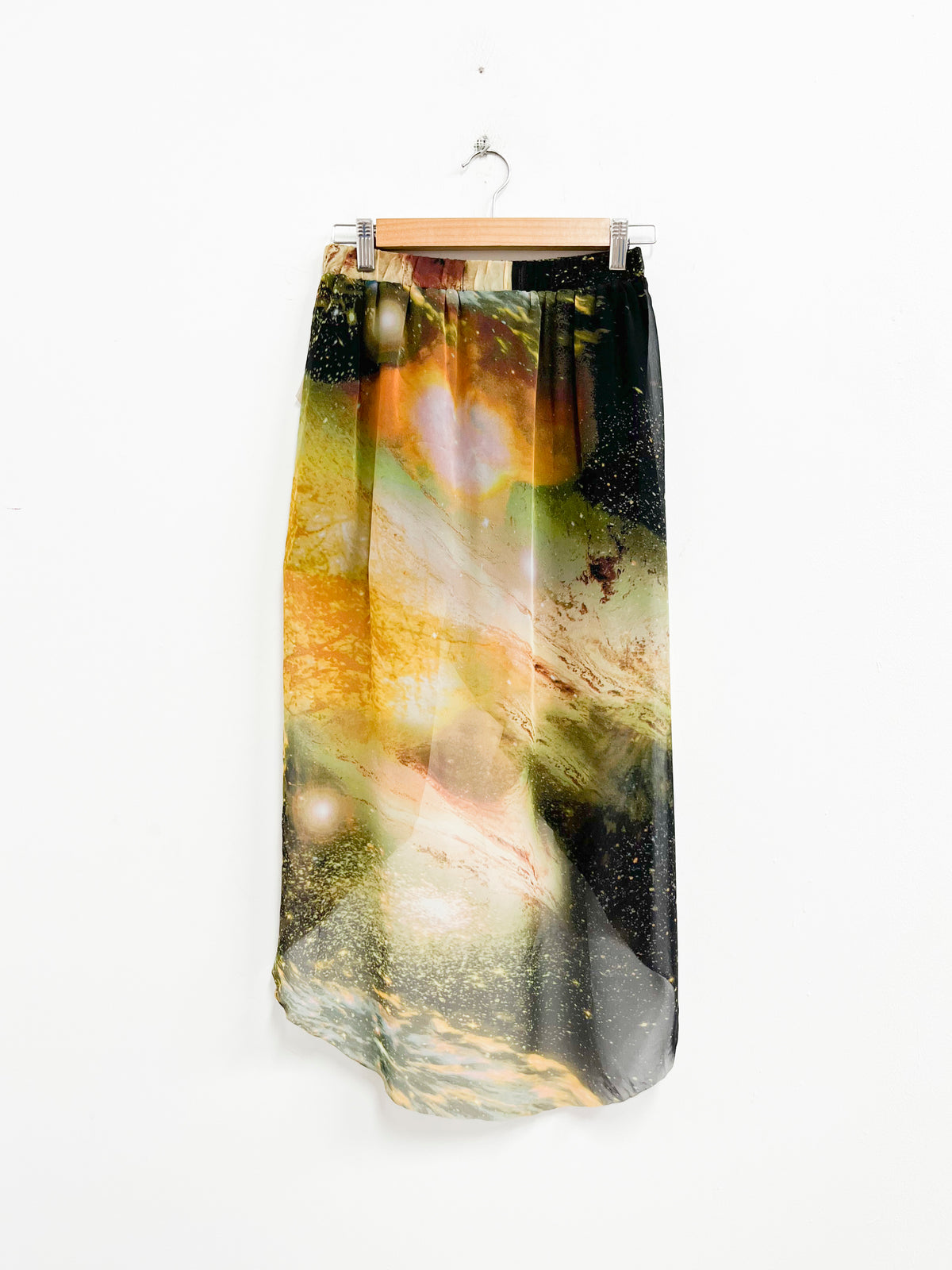 Falda asimétrica diseño de galaxia - Romwe - Talla Única