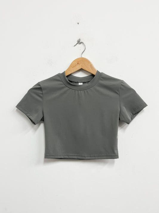 Crop gris básico - Second Left - Talla S