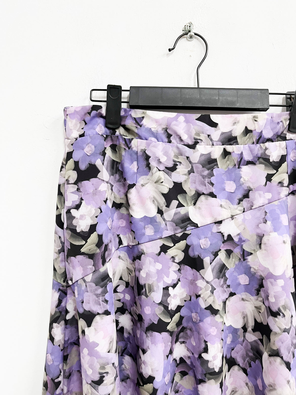 Falda estampada tonos lila - Fasce - Talla M