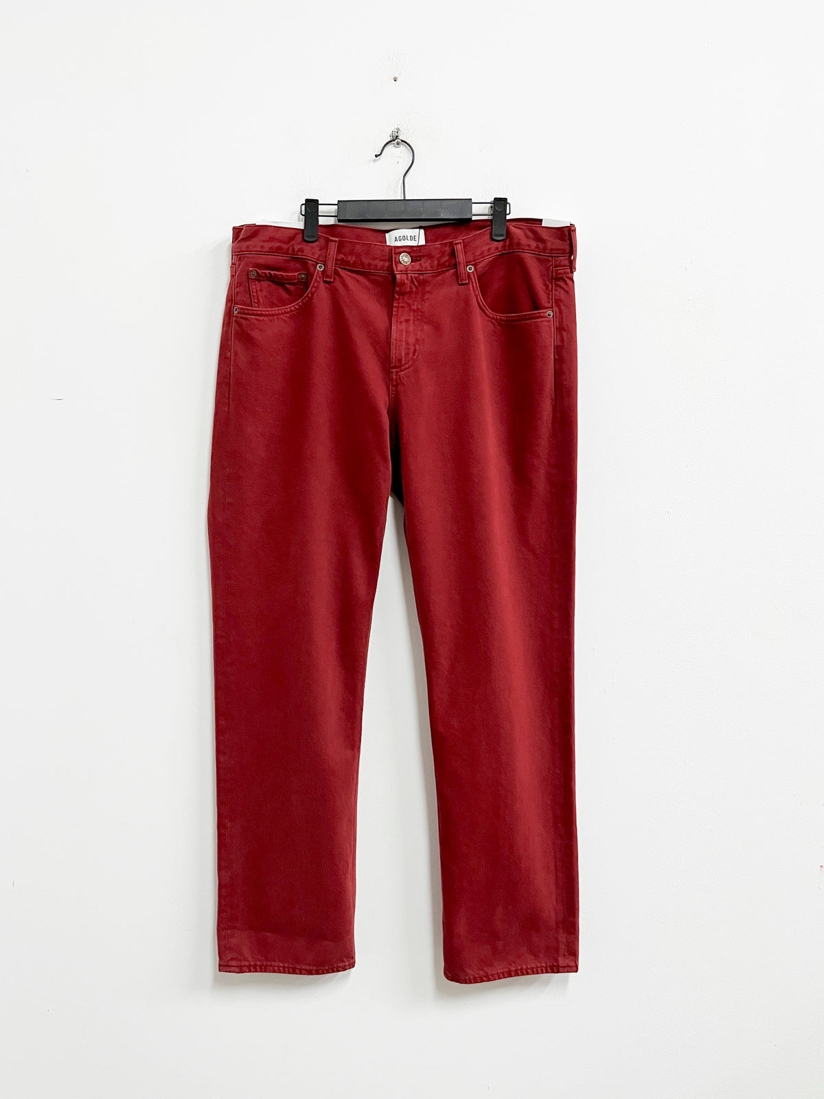 Jean color ladrillo recto - Agolde - Talla 34