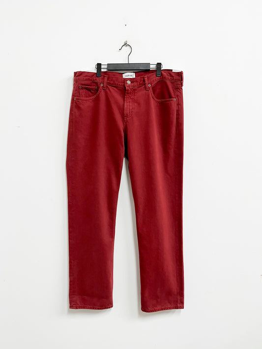 Jean color ladrillo recto - Agolde - Talla 34