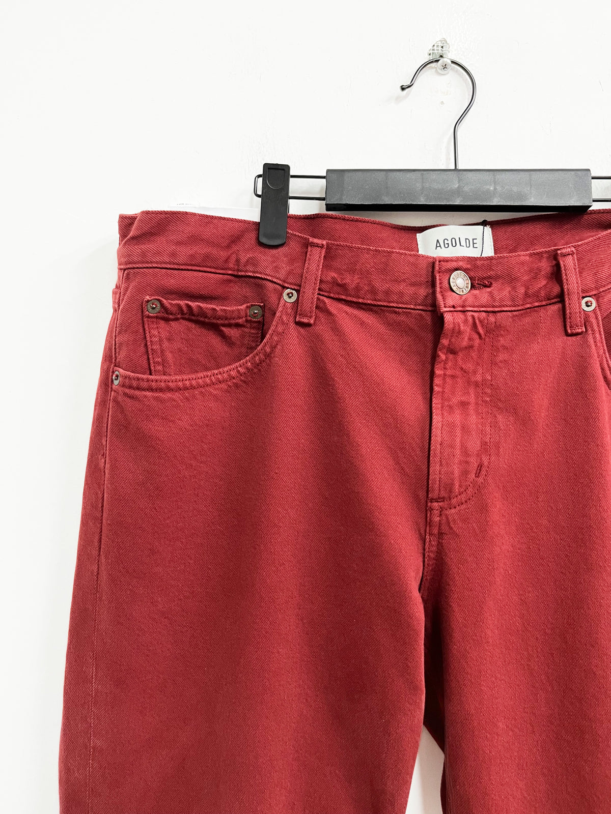 Jean color ladrillo recto - Agolde - Talla 34
