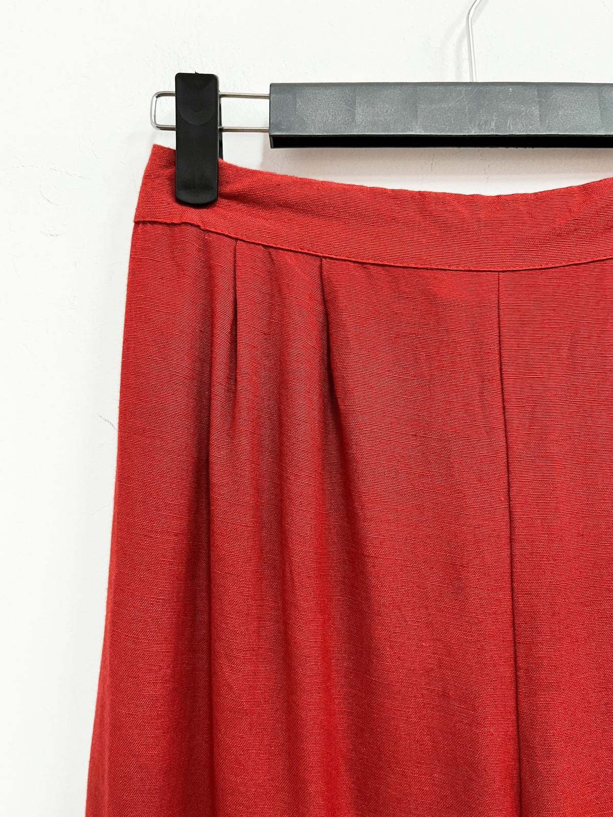 Pantalon lino rojo - Japsa - Talla S