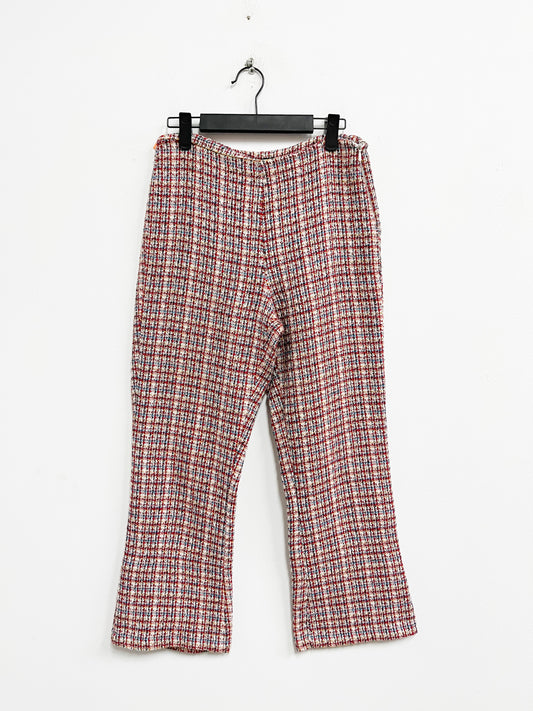 Pantalon a cuadros - Zara - Talla S