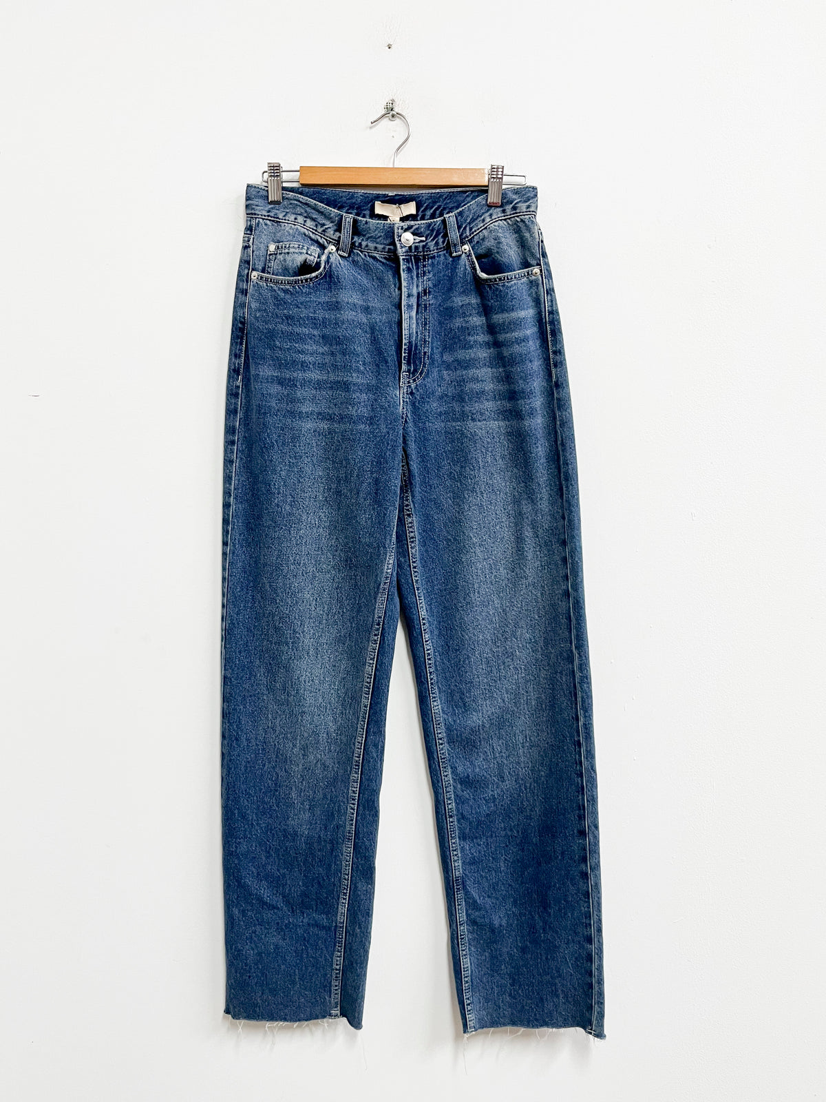 Jean azul oscuro ancho - HyM - Talla 38