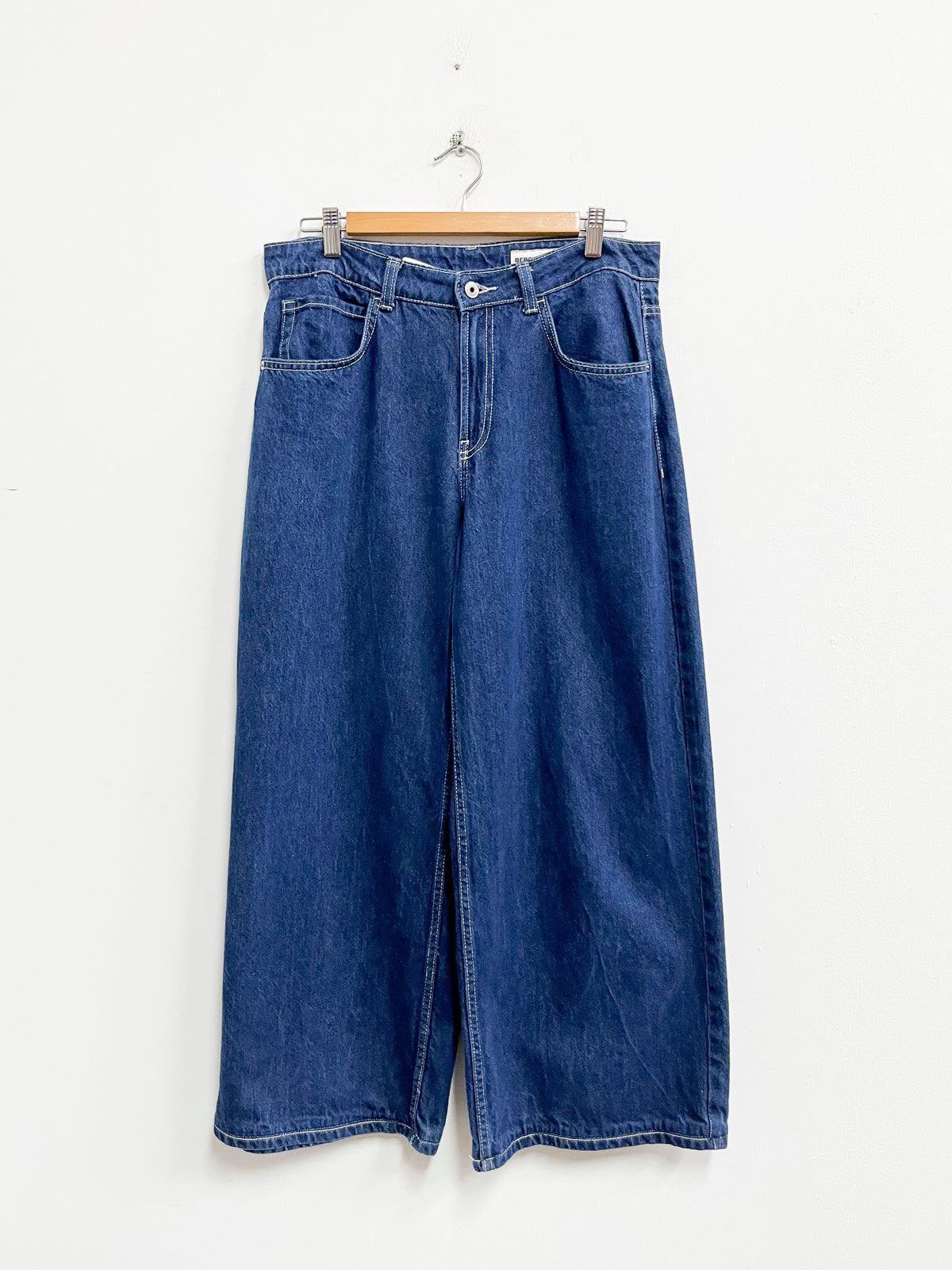 Jean azul altura tobillo - Bershka - Talla 38