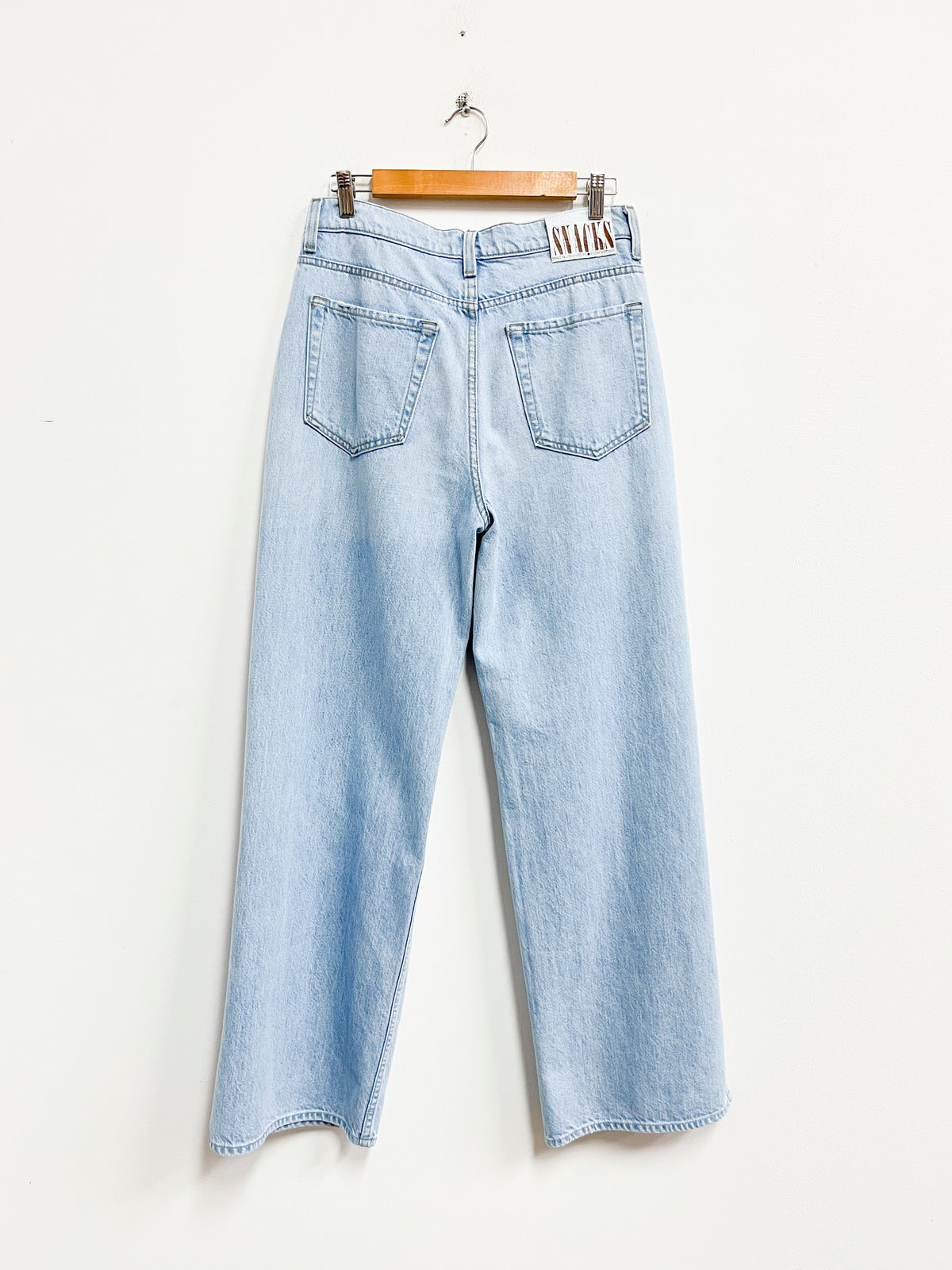 Jean celeste con huecos - Mother - Talla 26