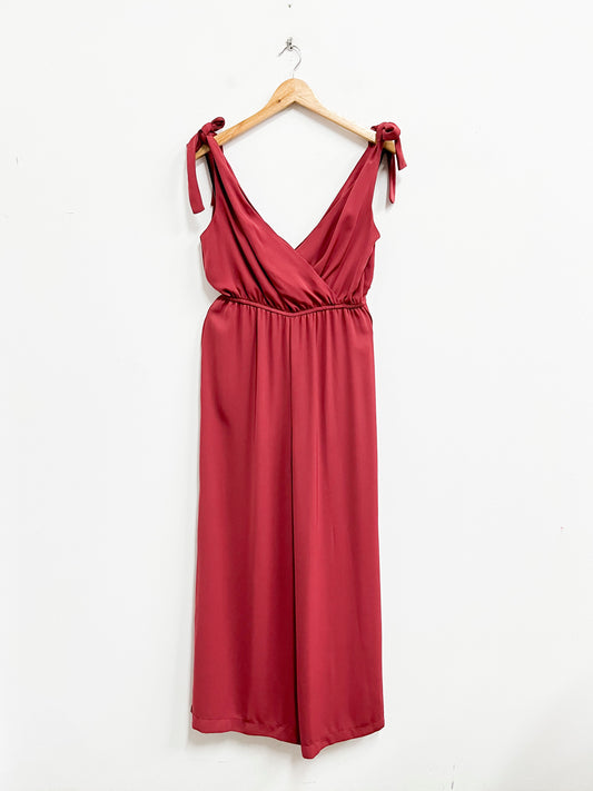 Eneterizo rojo lafrillo nudos en los hombros - Naf Naf - Talla M