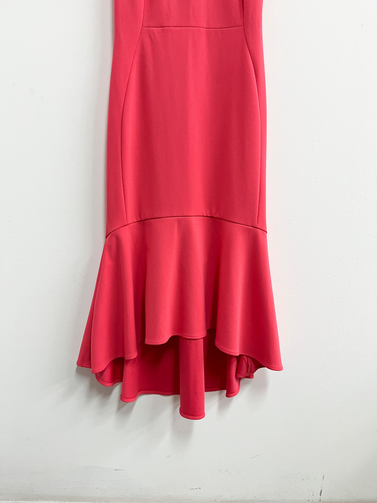 Vestido coral con bobos en la basta - Calvin Klein - Talla M