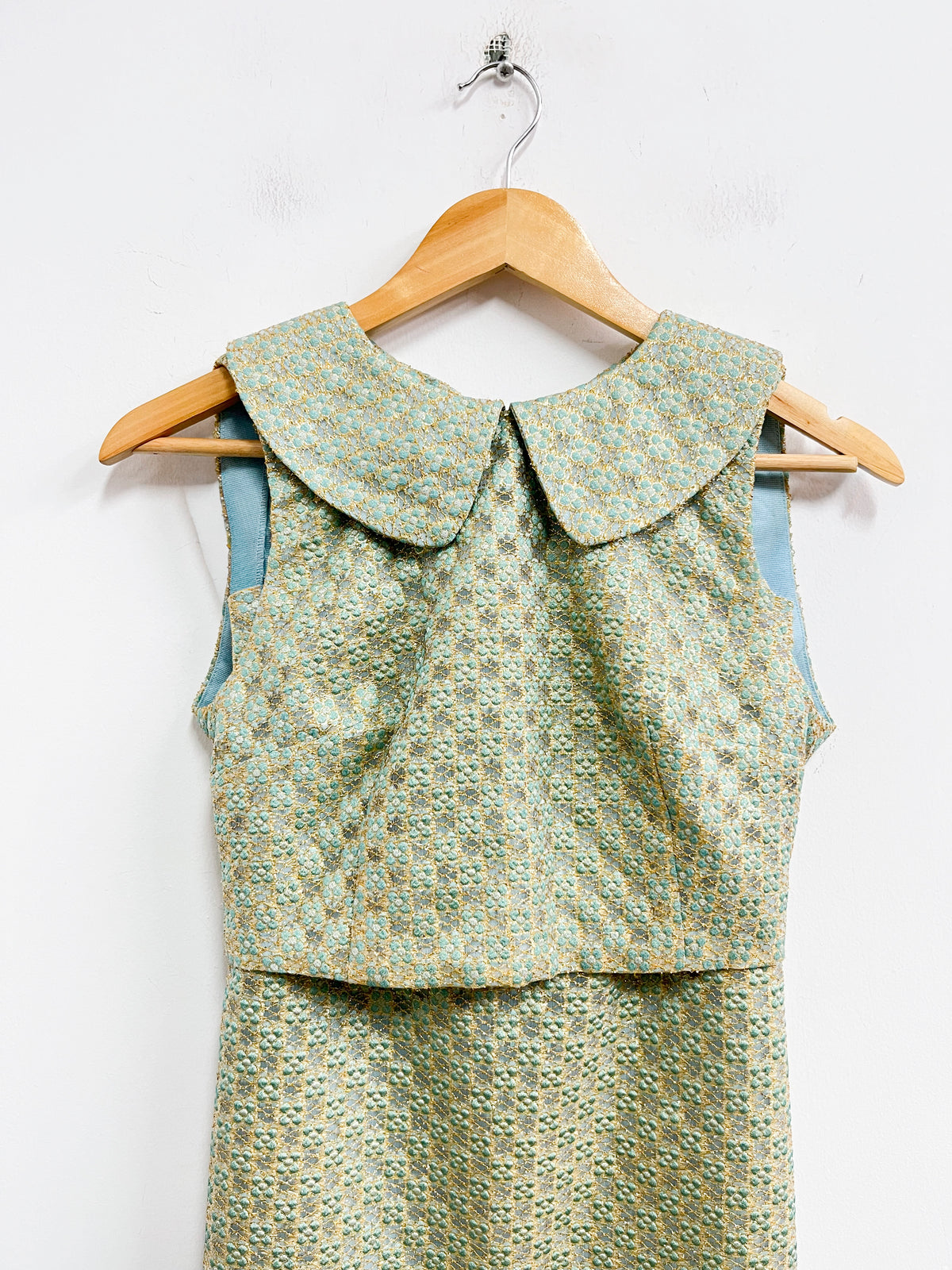 Conjunto Top y Falda verde con dorado - Talla S