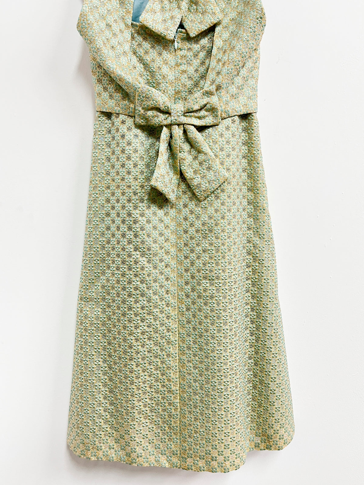 Conjunto Top y Falda verde con dorado - Talla S