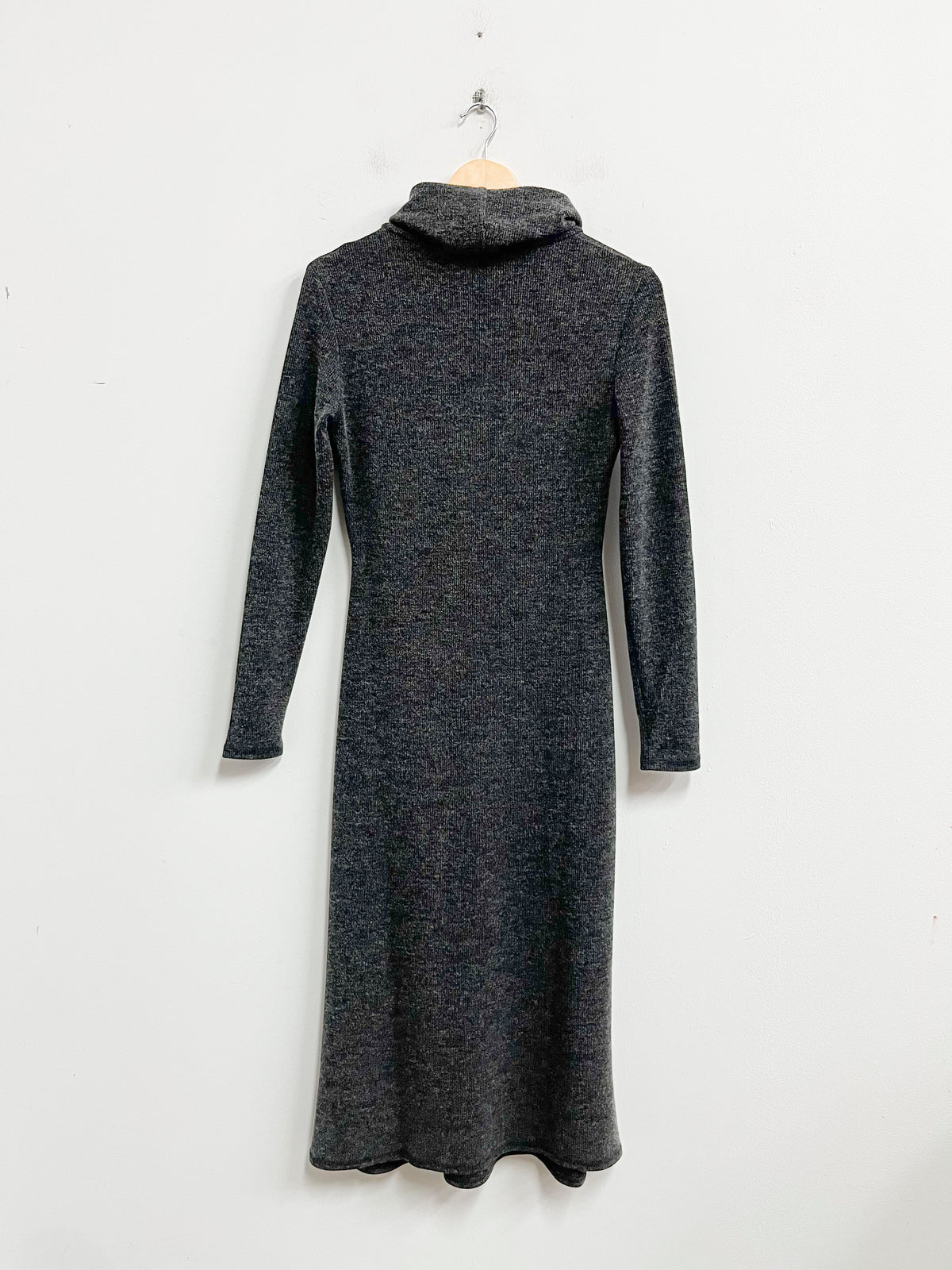 Vestido largo gris oscuro - Mango - Talla S