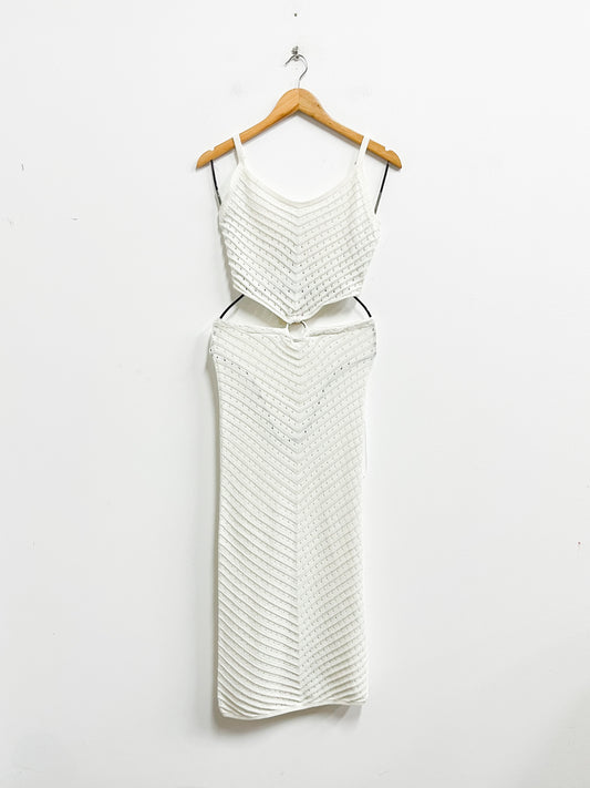 Vestido encaje blanco - Sybilla por Ecru - Talla M
