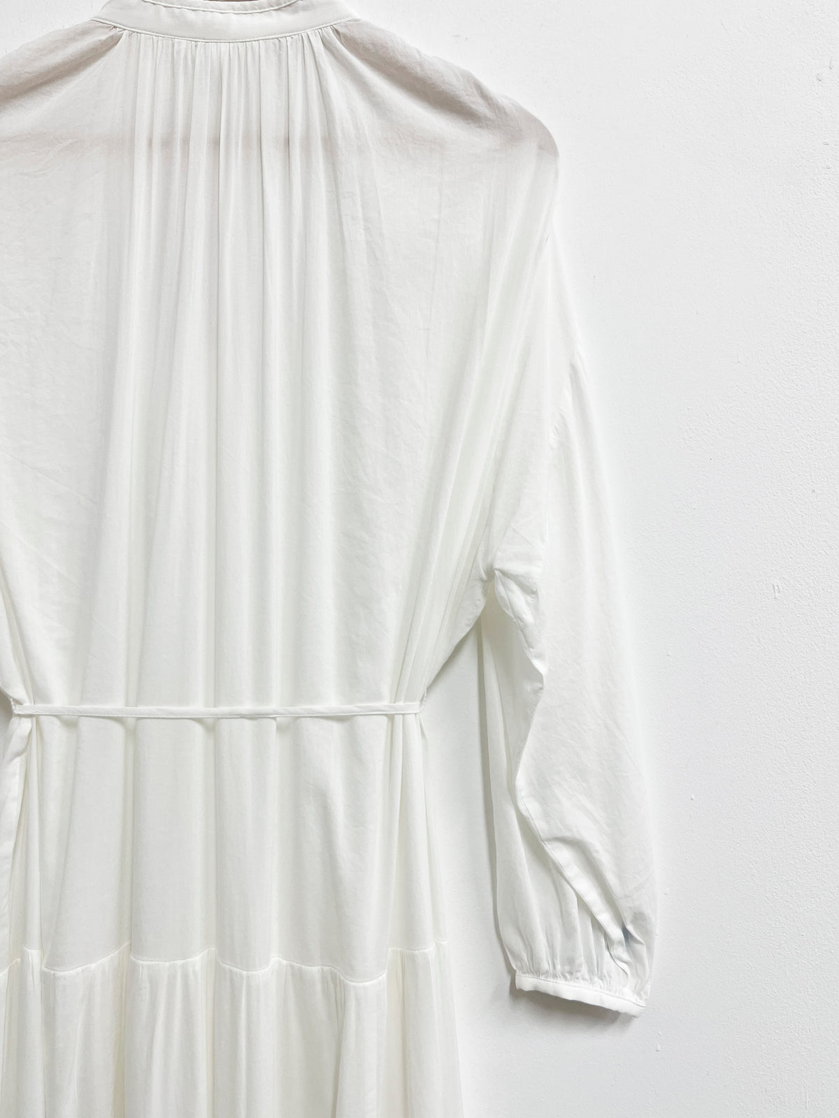 Vestido largo blanco - H&M - Talla S