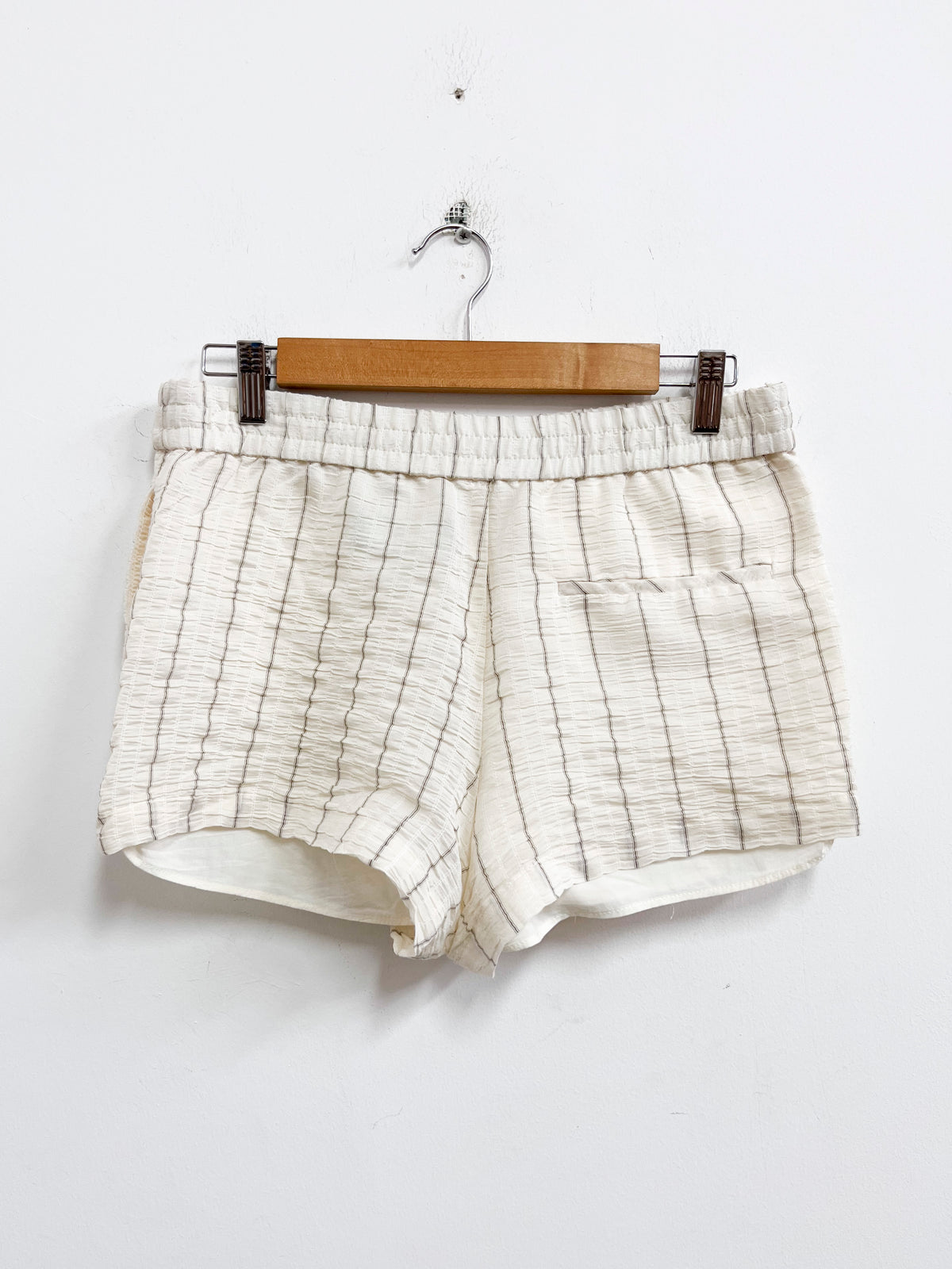 Conjunto beige líneas negras - Zara - Talla XS