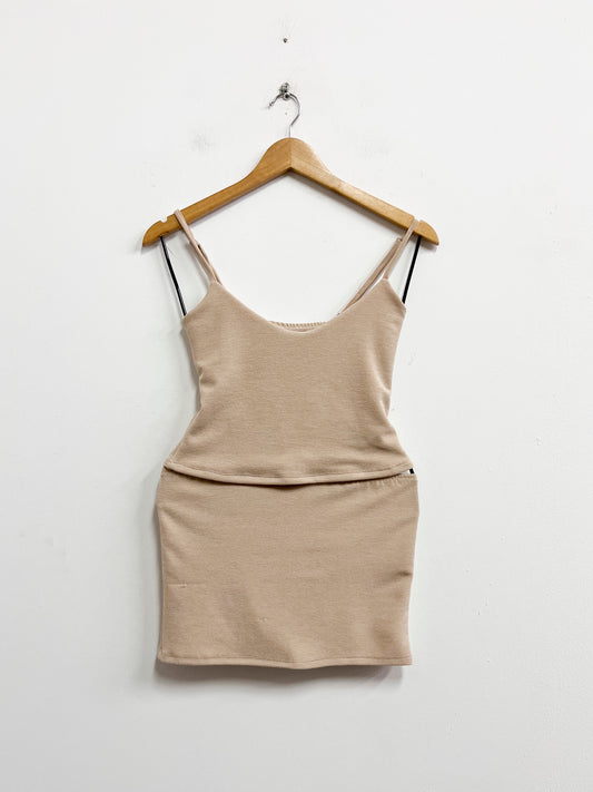 Conjunto beige 3 piezas - Talla XS