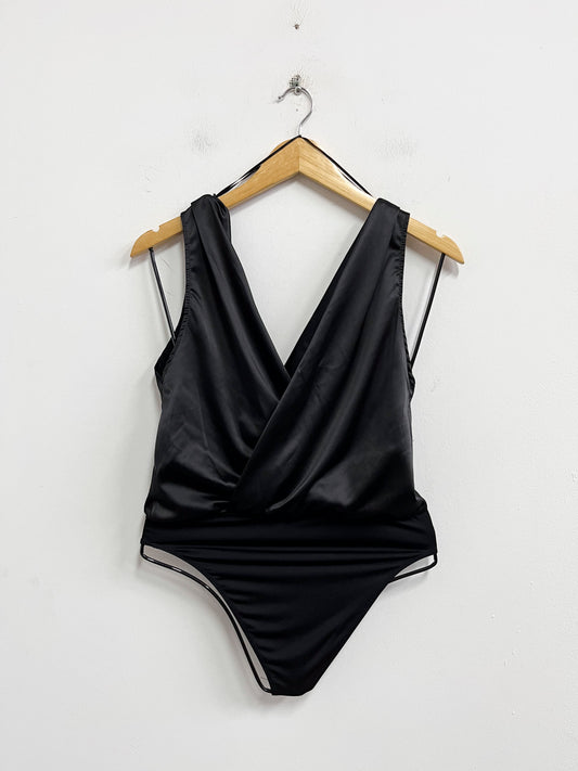 Body satinado - Zara - Talla S